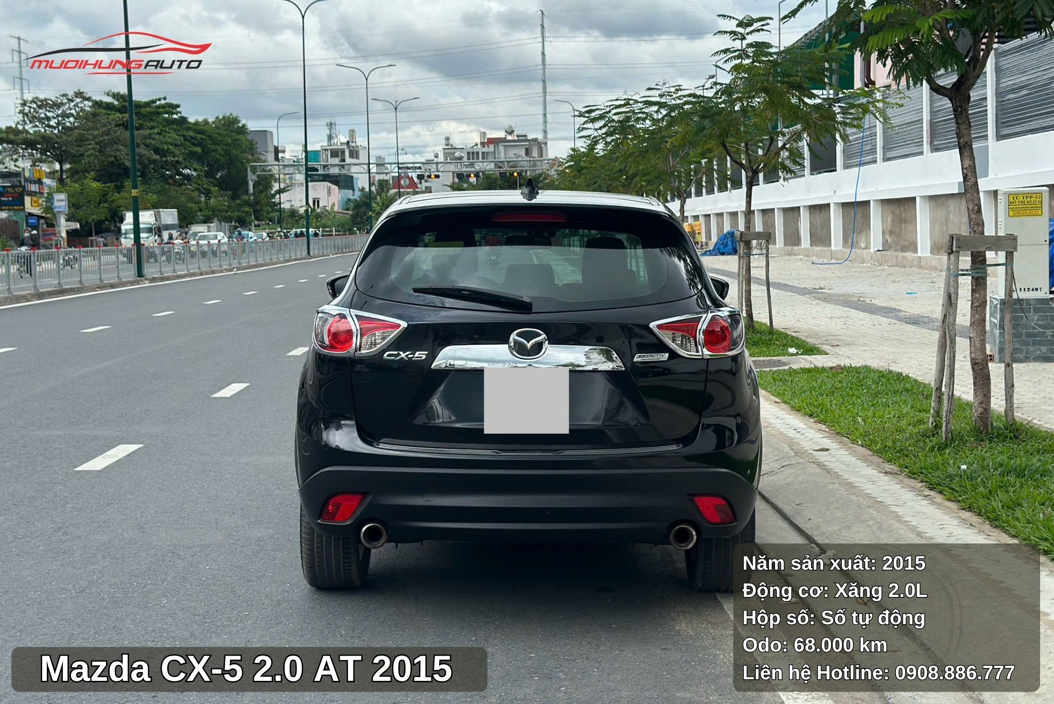 Đuôi xe Mazda CX-5 2.0 AT 2015