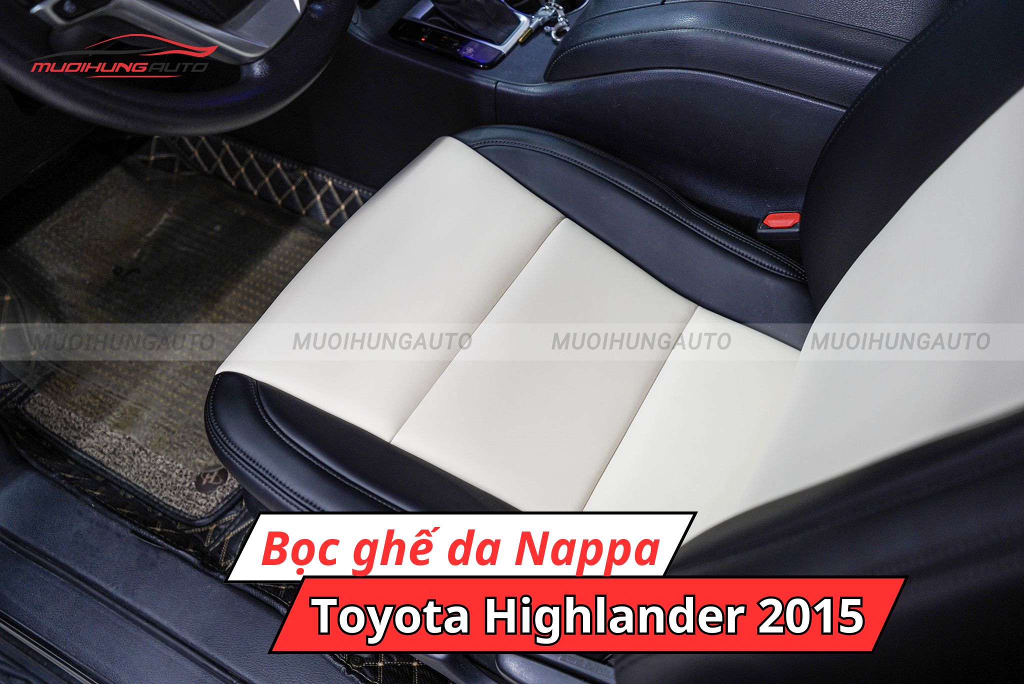 Ghế da Nappa Toyota Highlander 2015