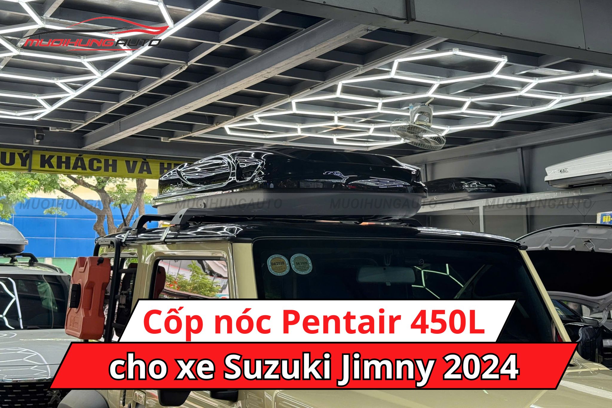 Giá nóc phi thuyền Pentair 450L Suzuki Jimny