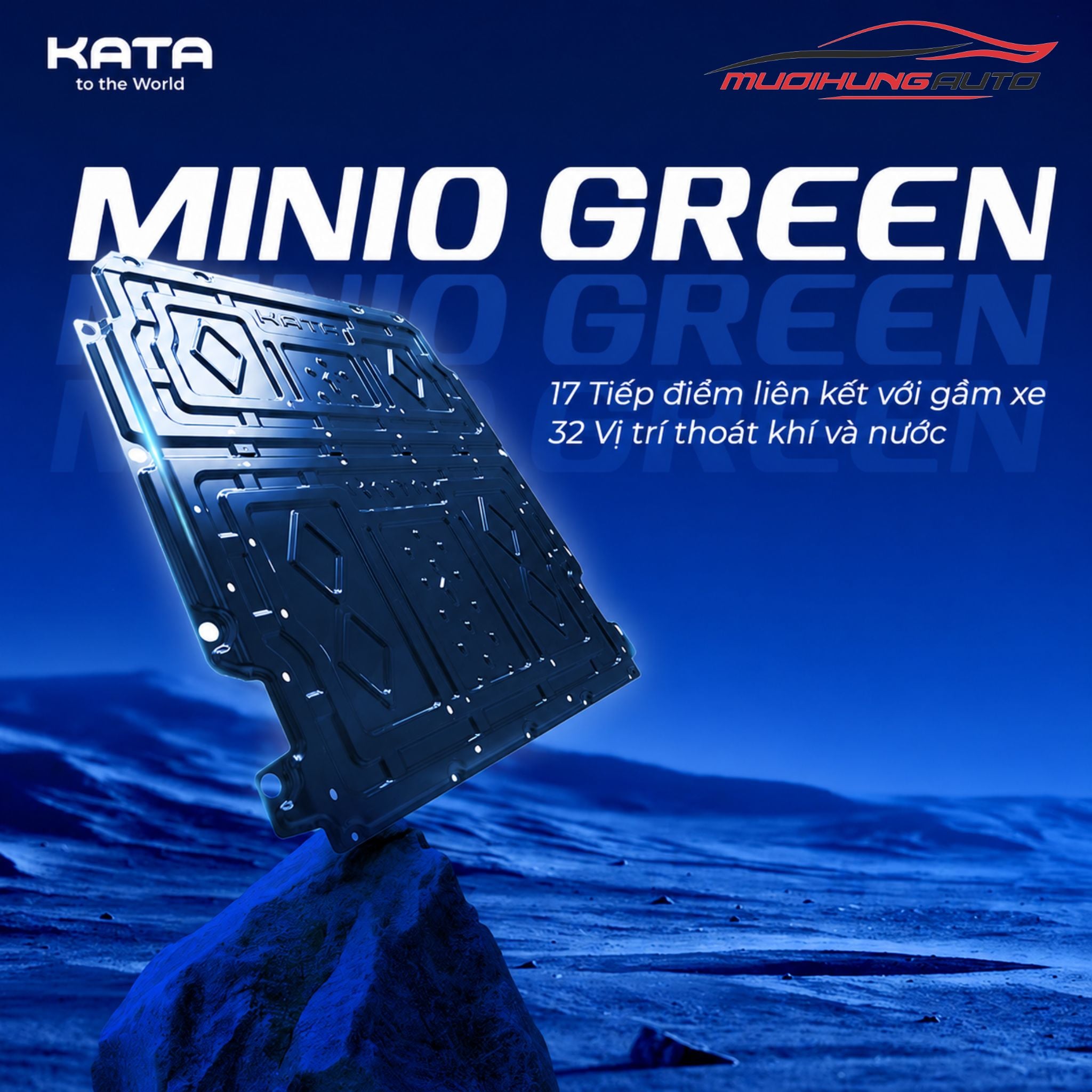 Giáp bảo vệ pin KATA Vinfast Minio Green