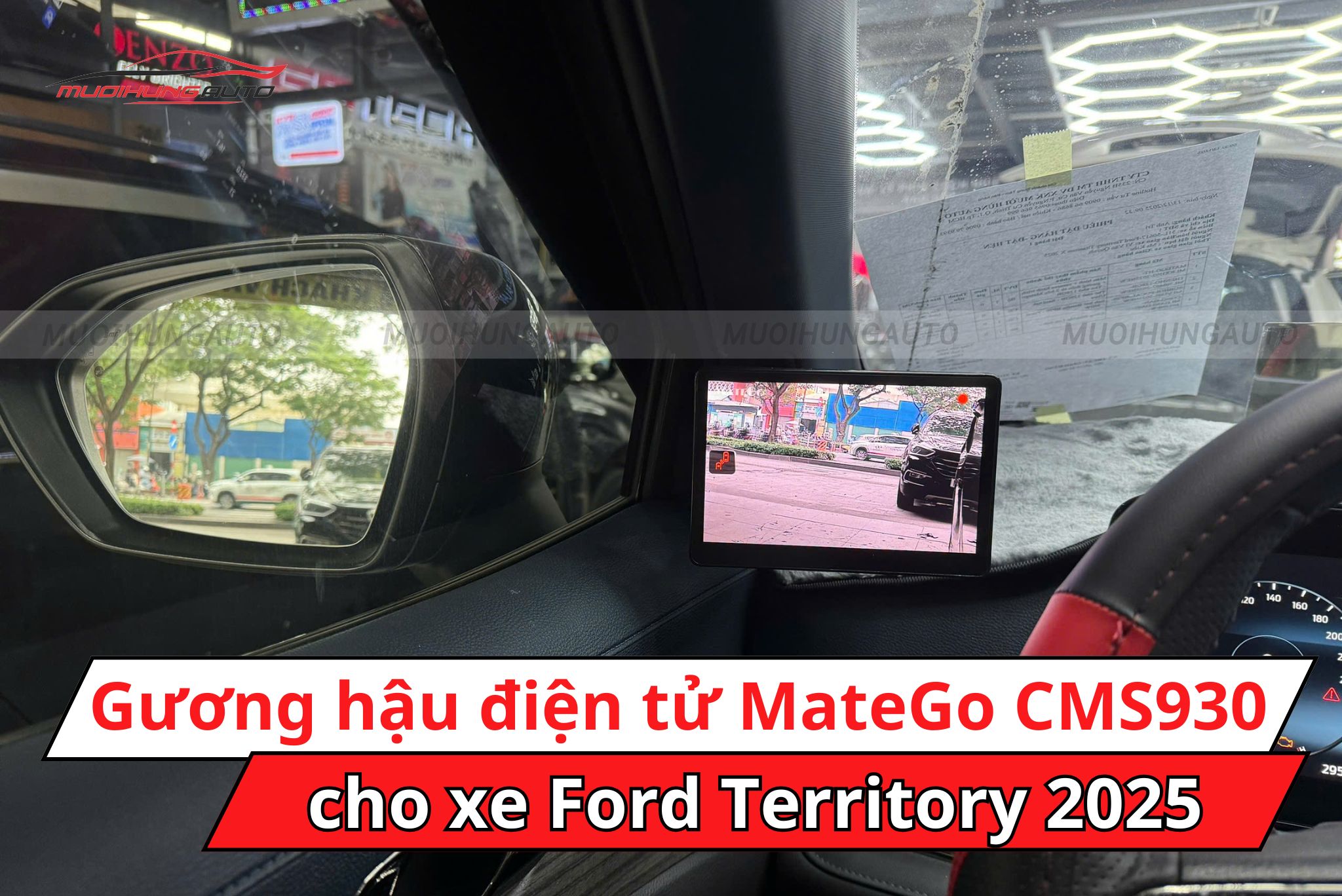 Gương điện tử Matego CMS930 cho xe Ford Territory 2025
