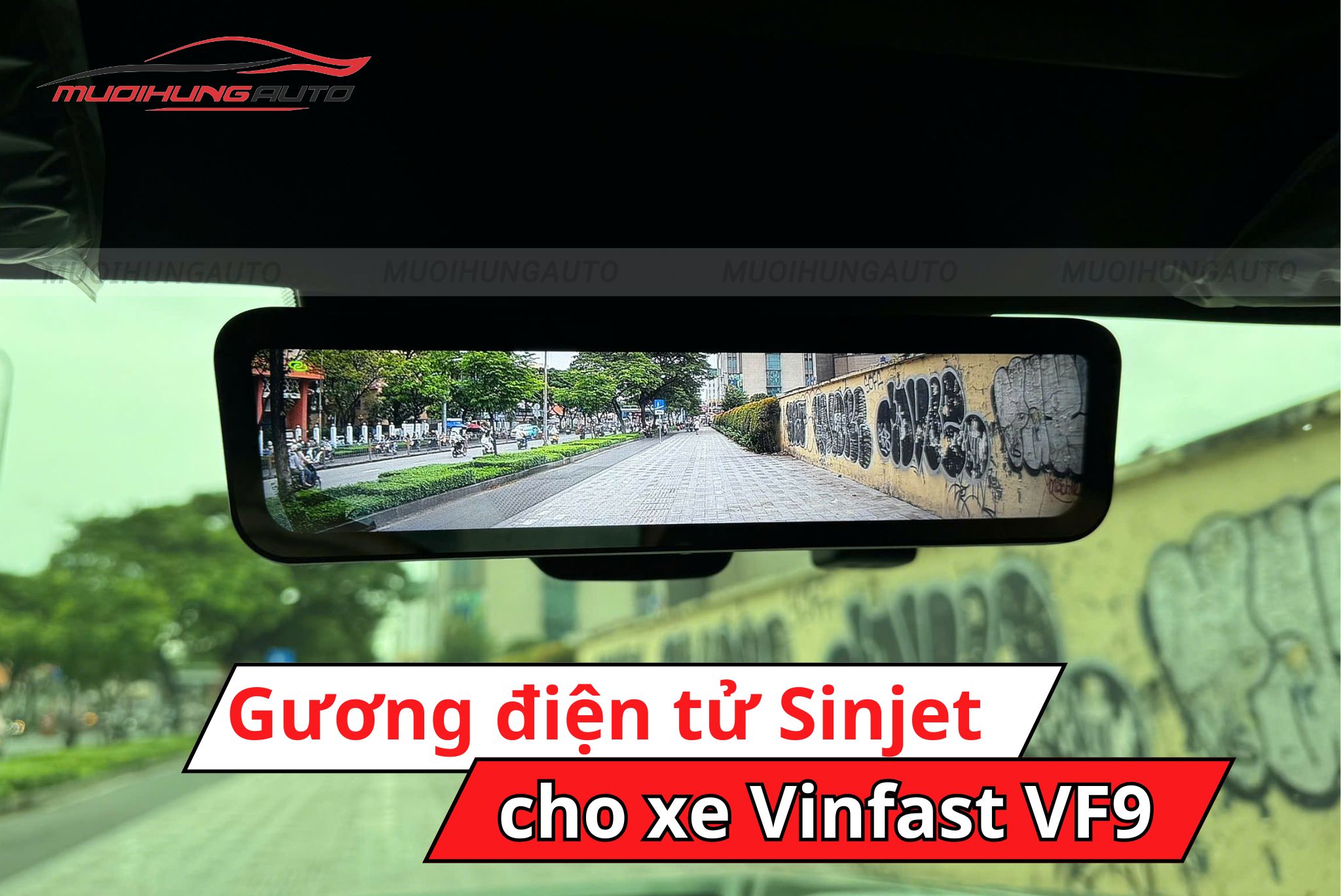Gương điện tử Sinjet H10 cho xe Vinfast VF9