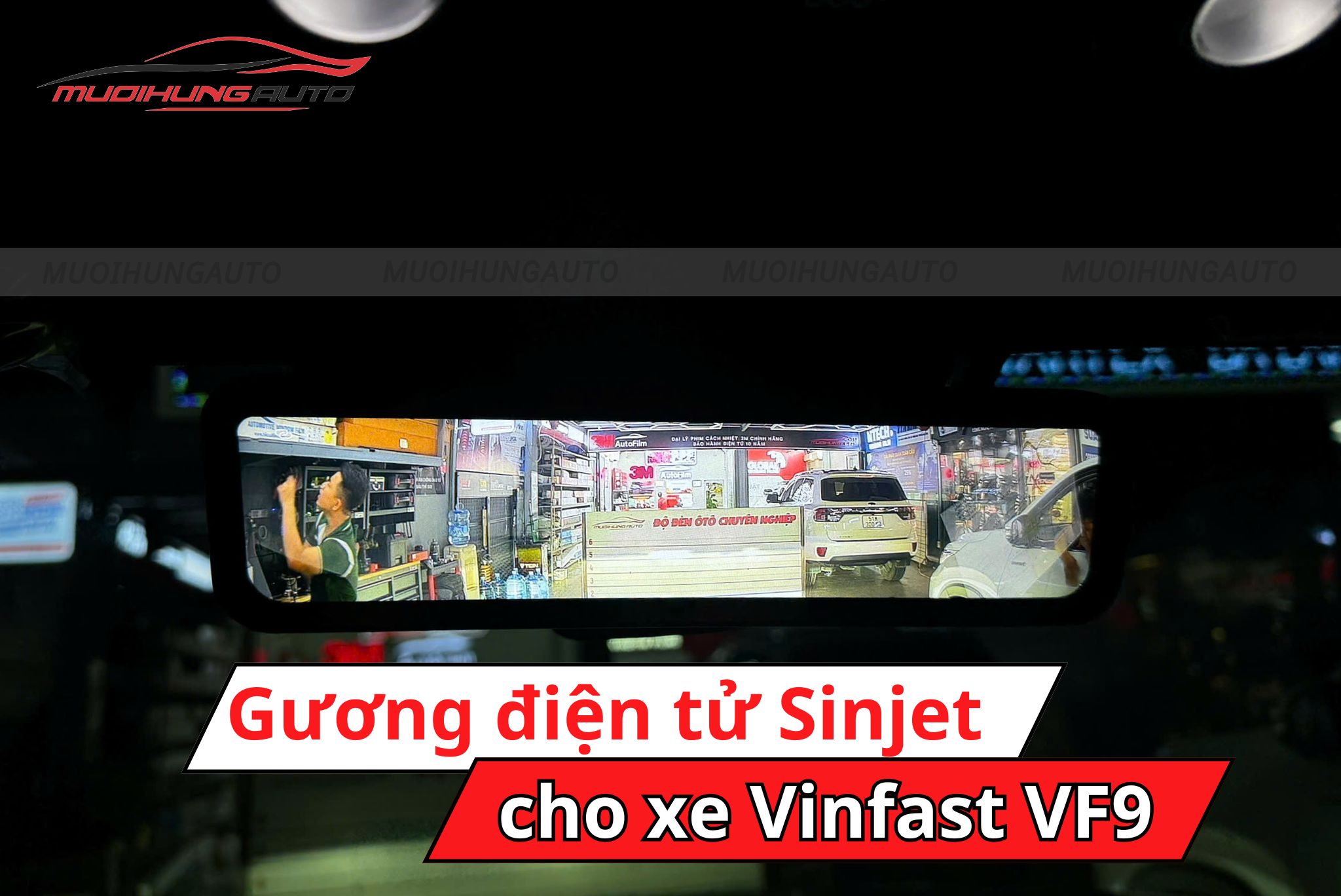 Gương điện tử Sinjet H10 xe Vinfast VF9