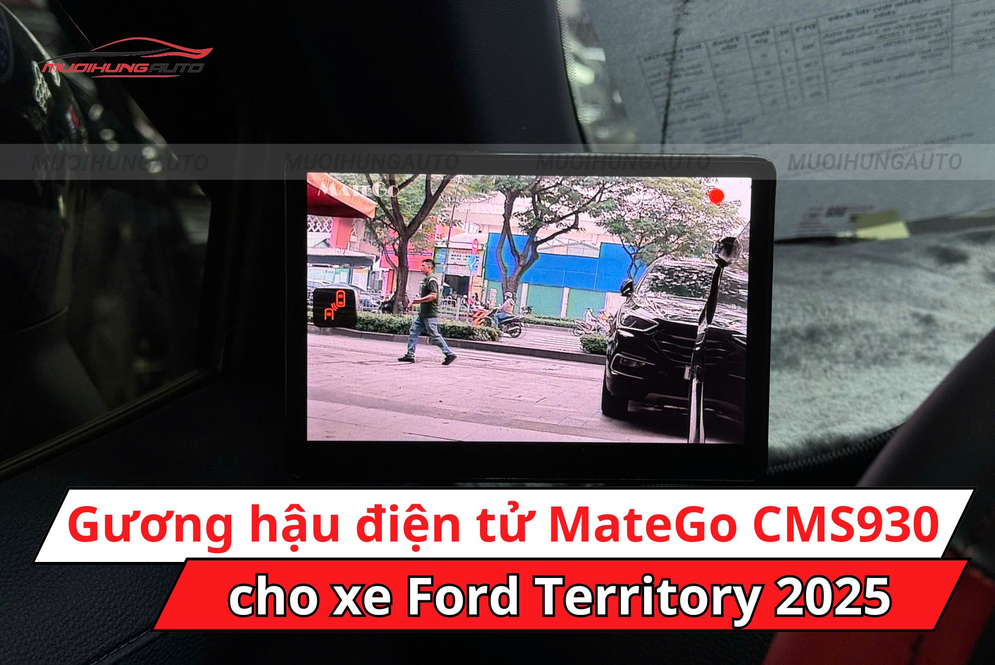 Gương hậu điện tử Matego CMS930 cho xe Ford Territory 2025