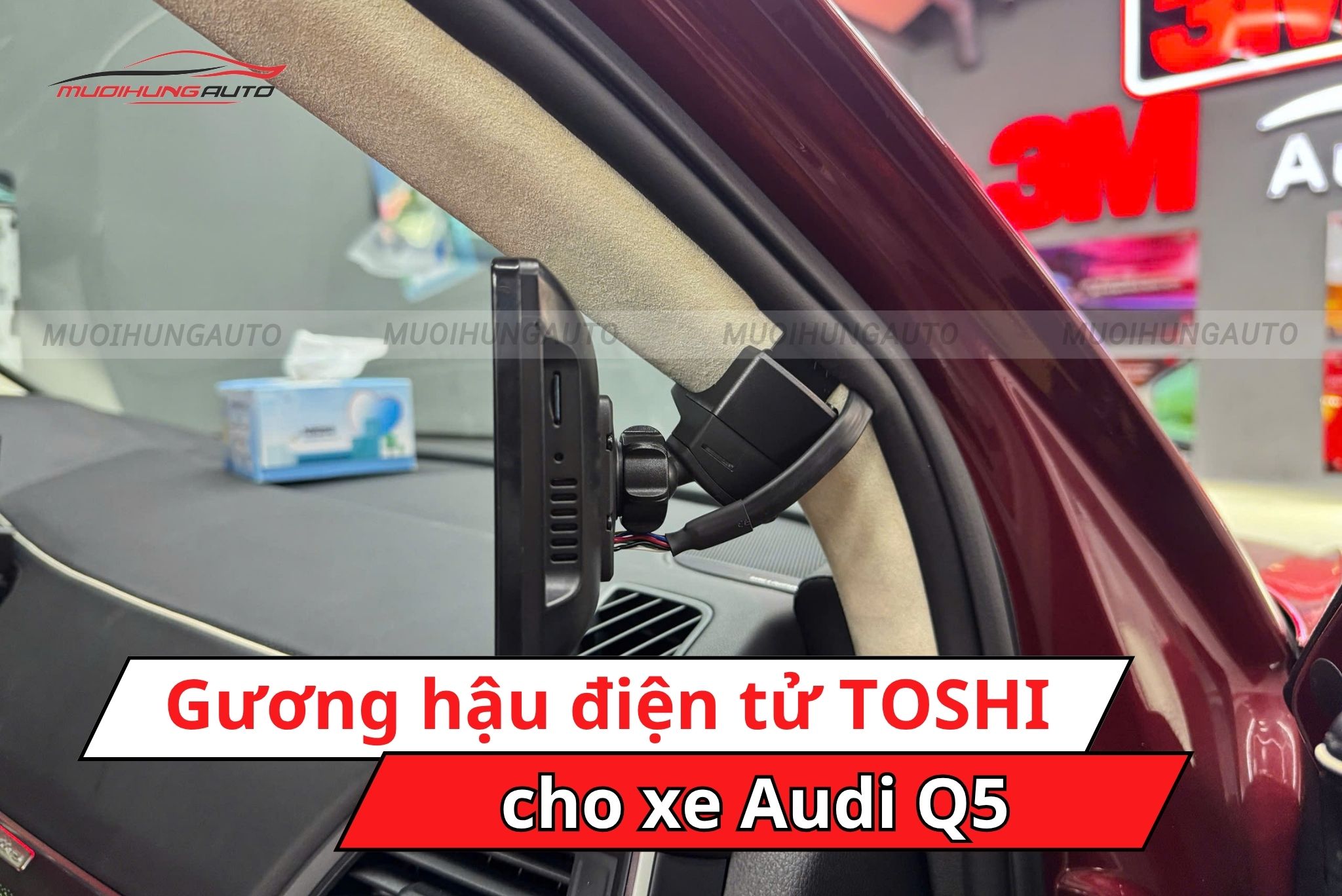 Gương hậu điện tử TOSHI cho Audi Q5