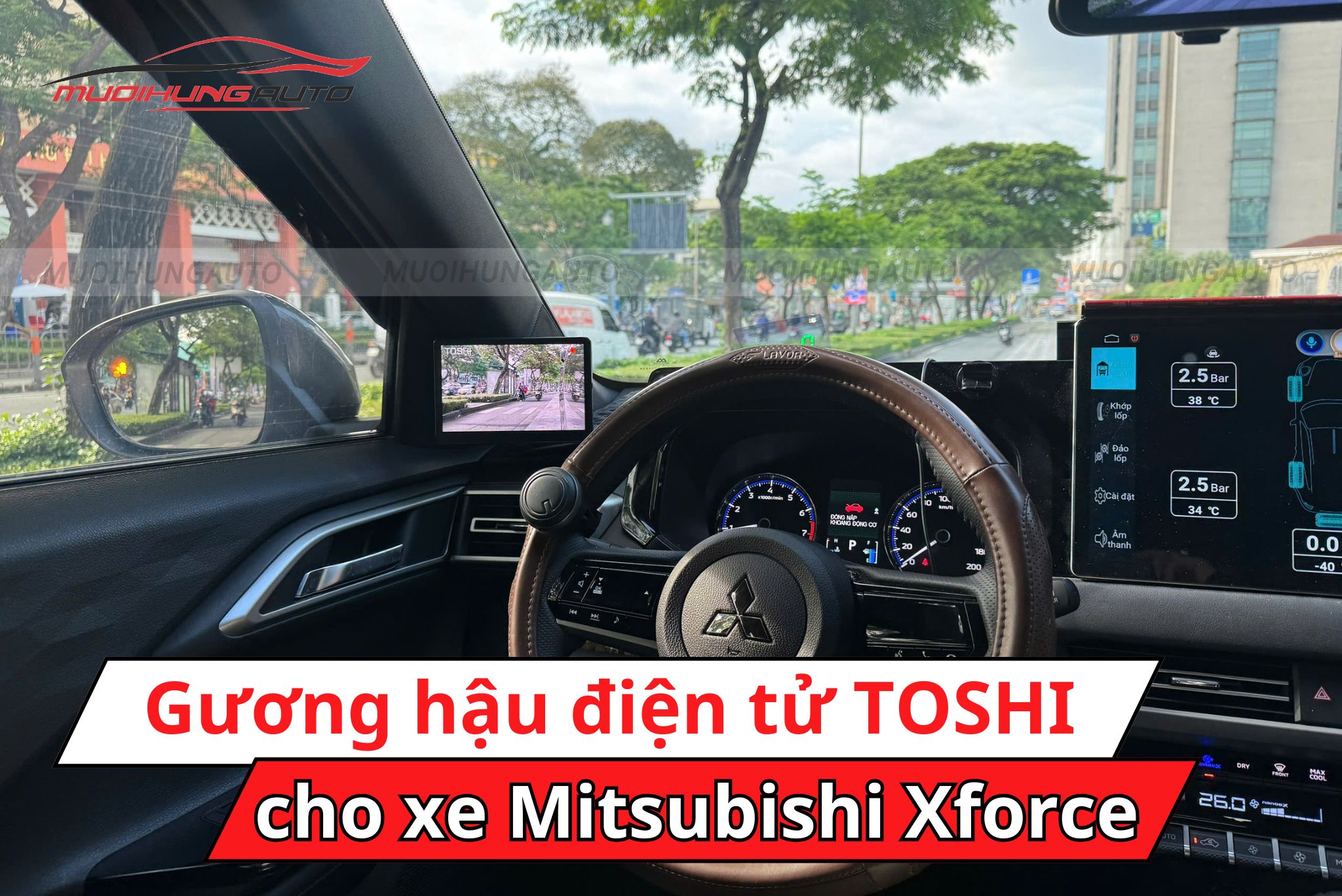 Gương hậu điện tử TOSHI cho Mitsubishi Xforce