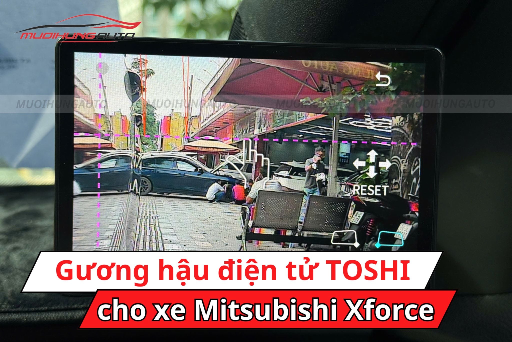 Gương hậu điện tử TOSHI cho ô tô Mitsubishi Xforce