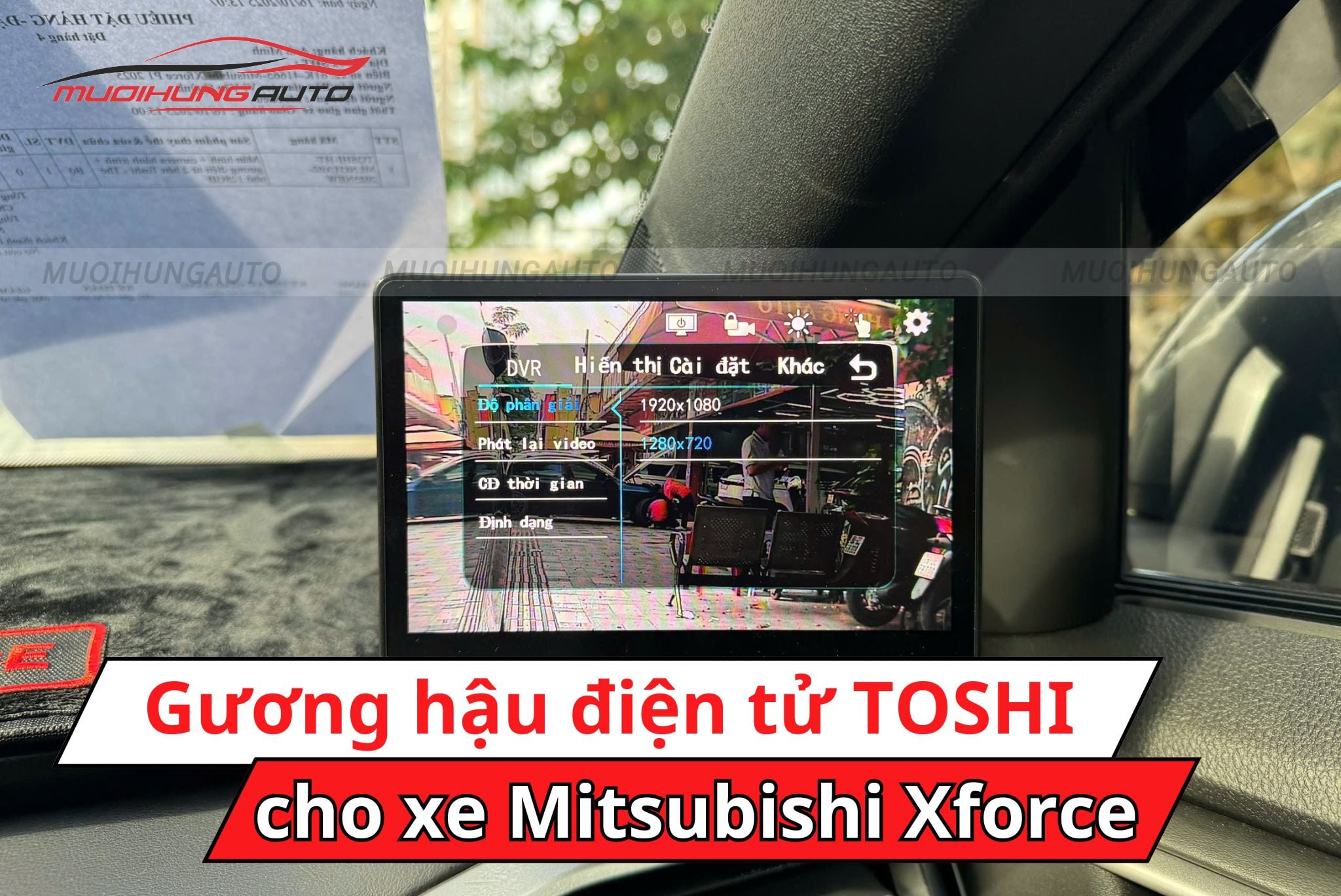 Gương hậu điện tử TOSHI ô tô Mitsubishi Xforce