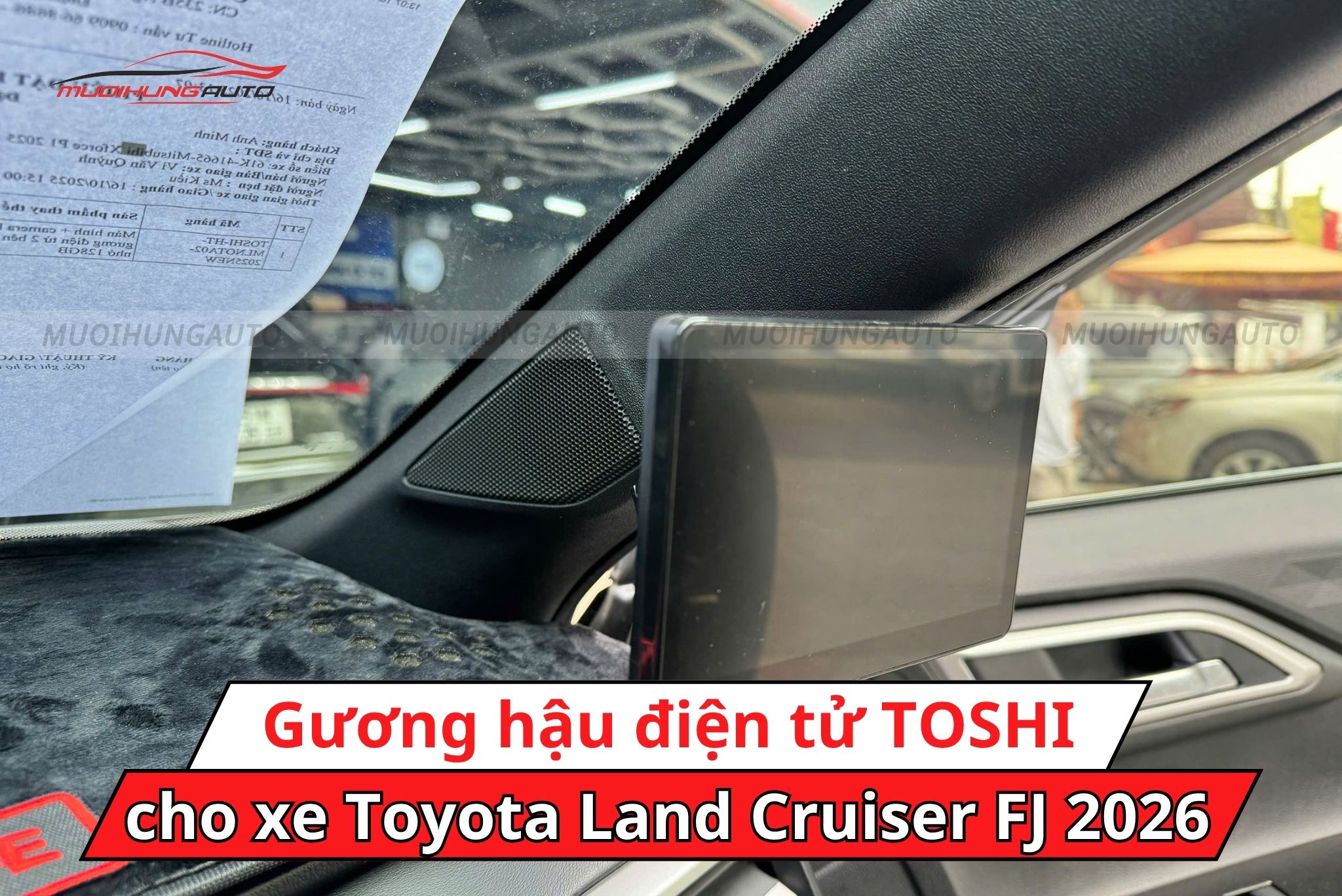 Gương hậu điện tử TOSHI ô tô Toyota Land Cruiser FJ 2026