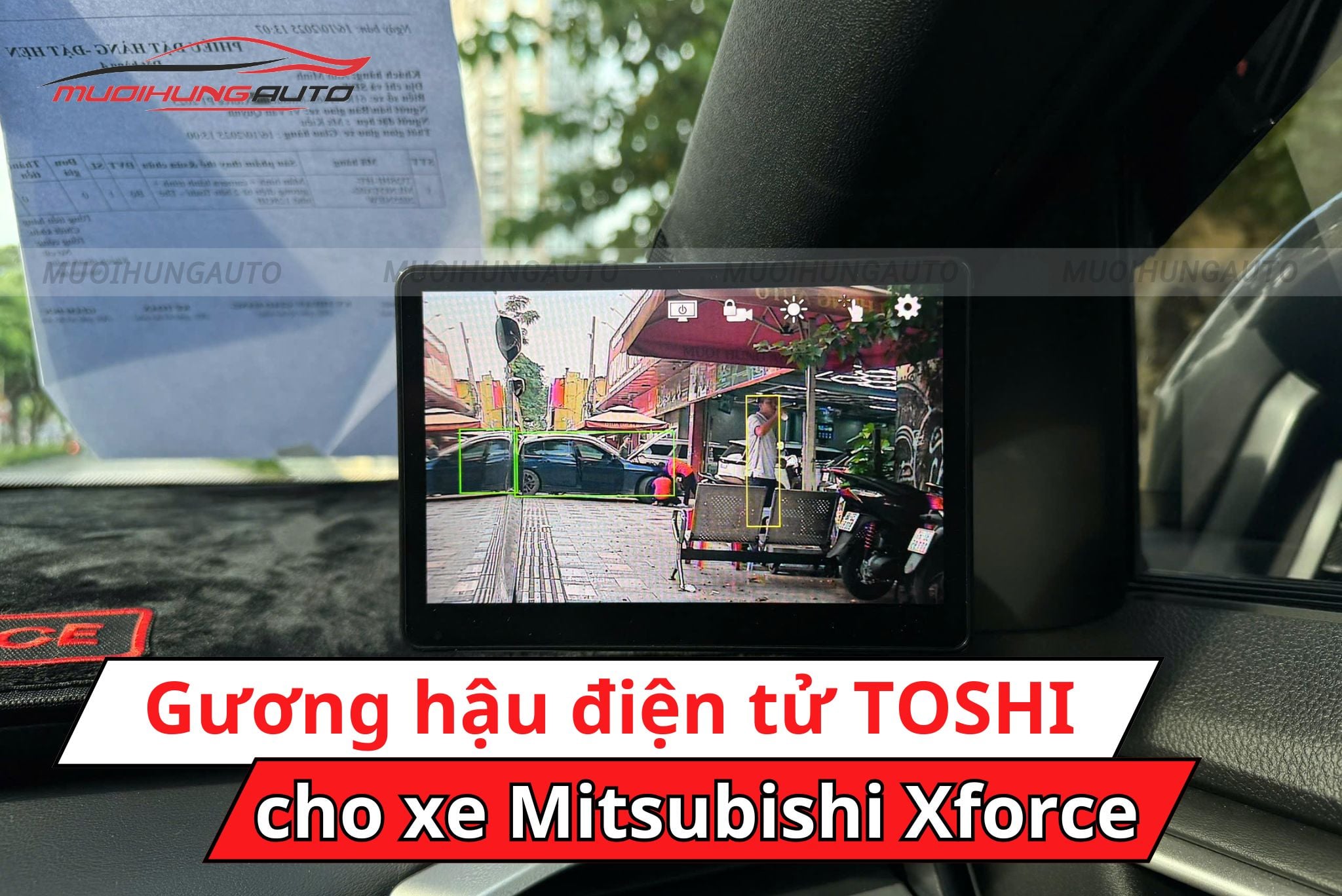 Gương hậu điện tử TOSHI xe Mitsubishi Xforce