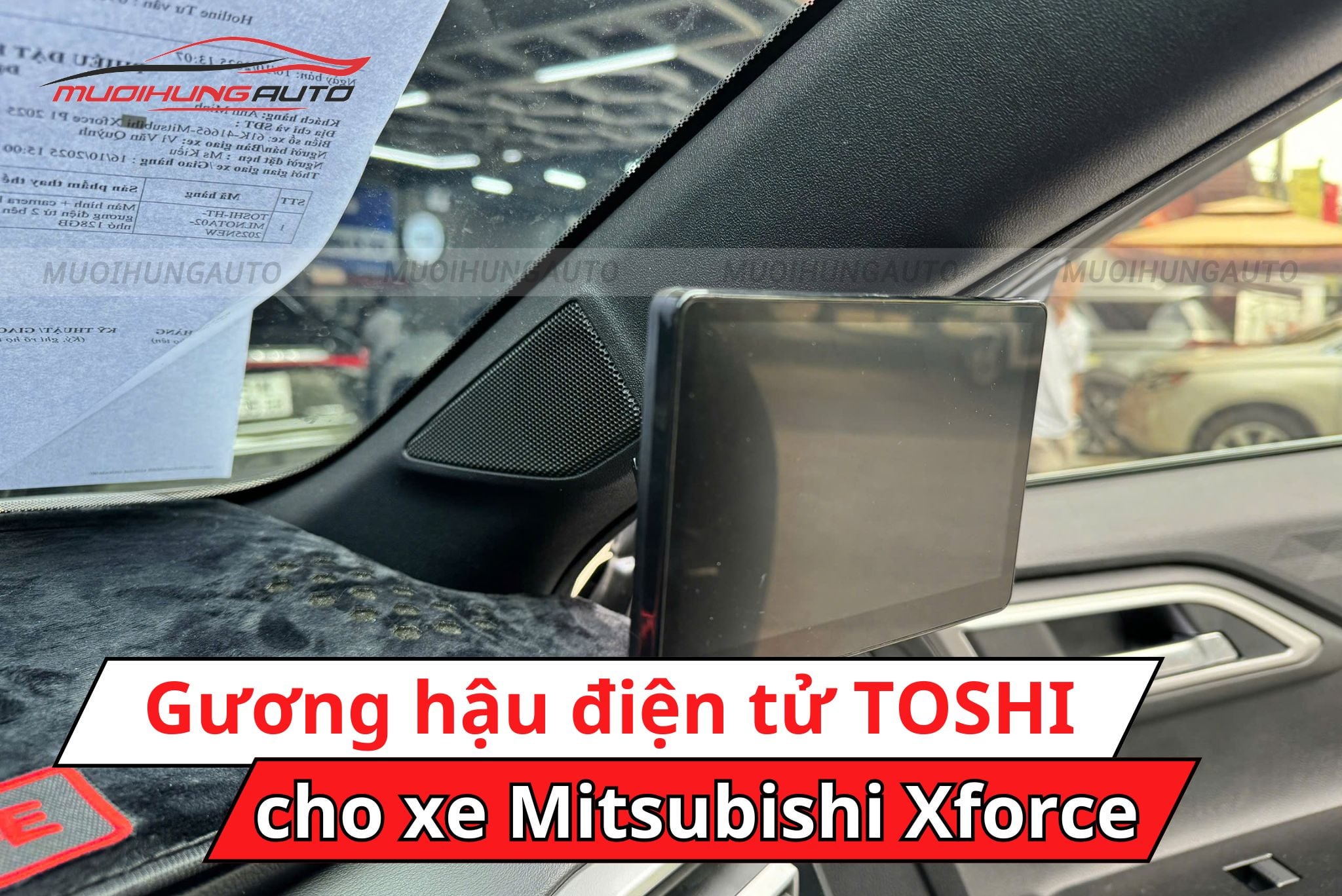 Gương hậu điện tử TOSHI xe ô tô Mitsubishi Xforce