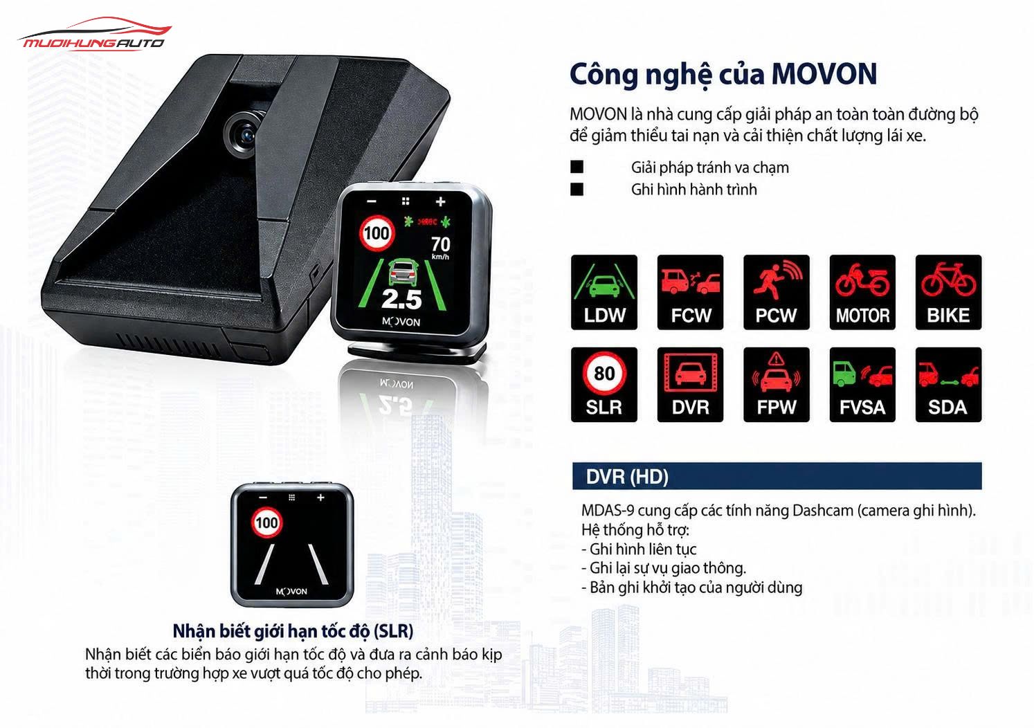 Hệ thống hỗ trợ lái xe Movon MDAS-9