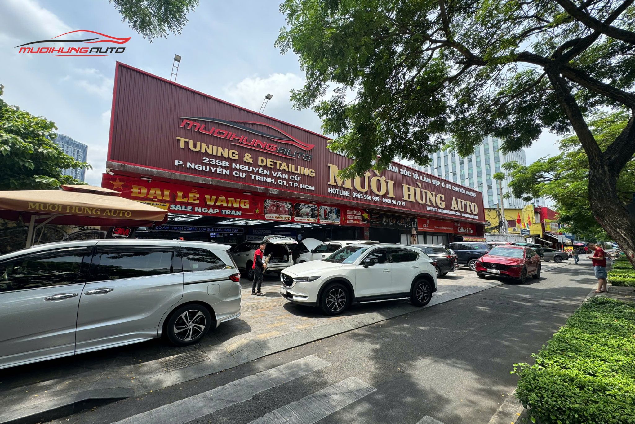 Mười Hùng Auto - Địa chỉ độ lip pô Mercedes nguyên khối cho Mitsubishi Outlander 2019 uy tín