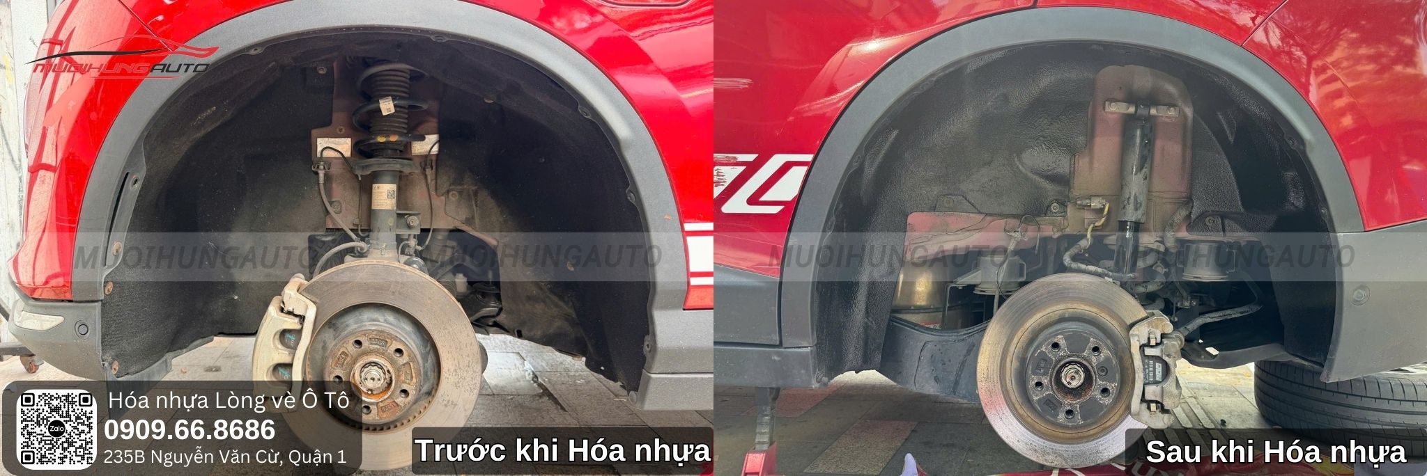Hóa nhựa lòng vè ô tô Ford Ecosport 2016