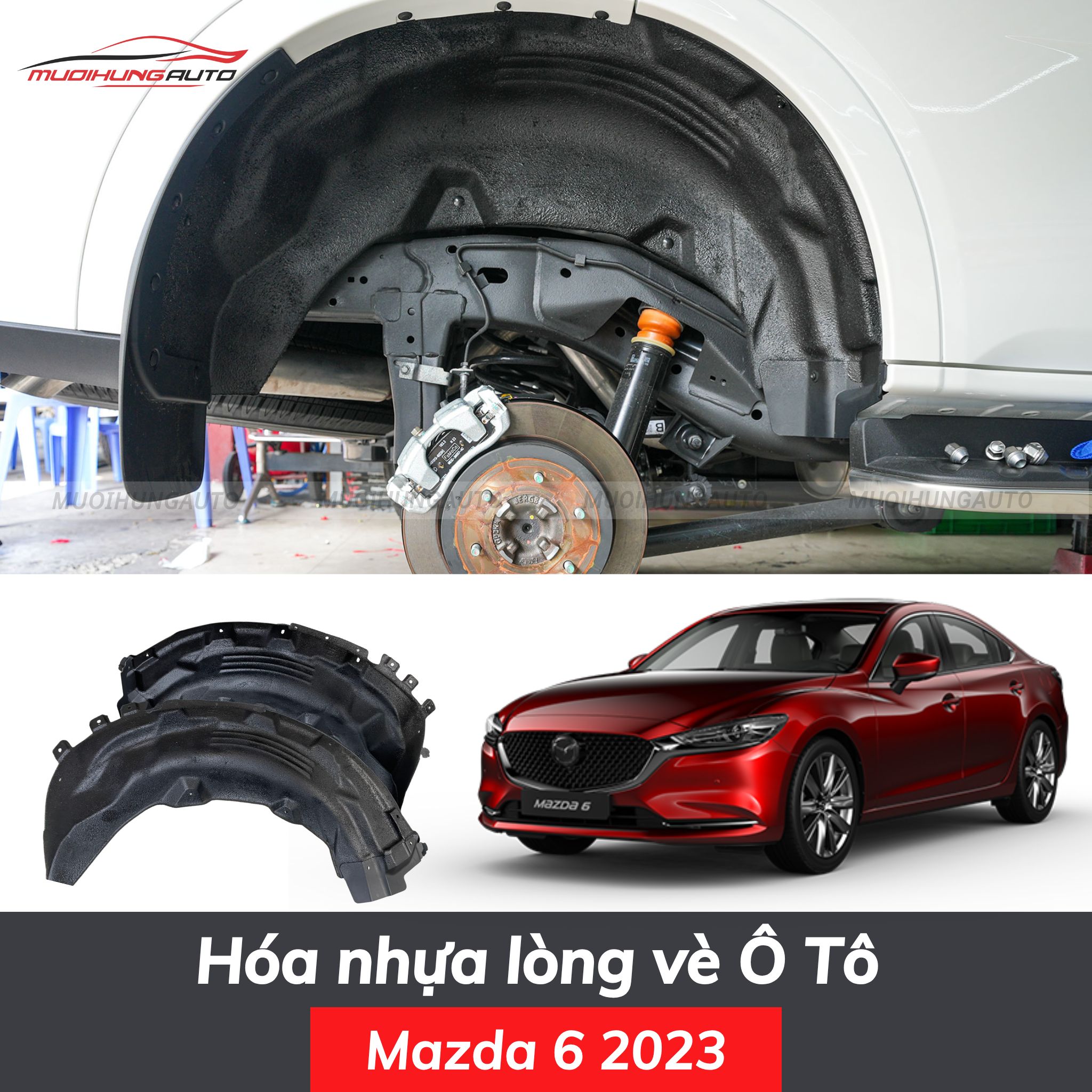 Hóa nhựa lòng vè ô tô Mazda 6 2023