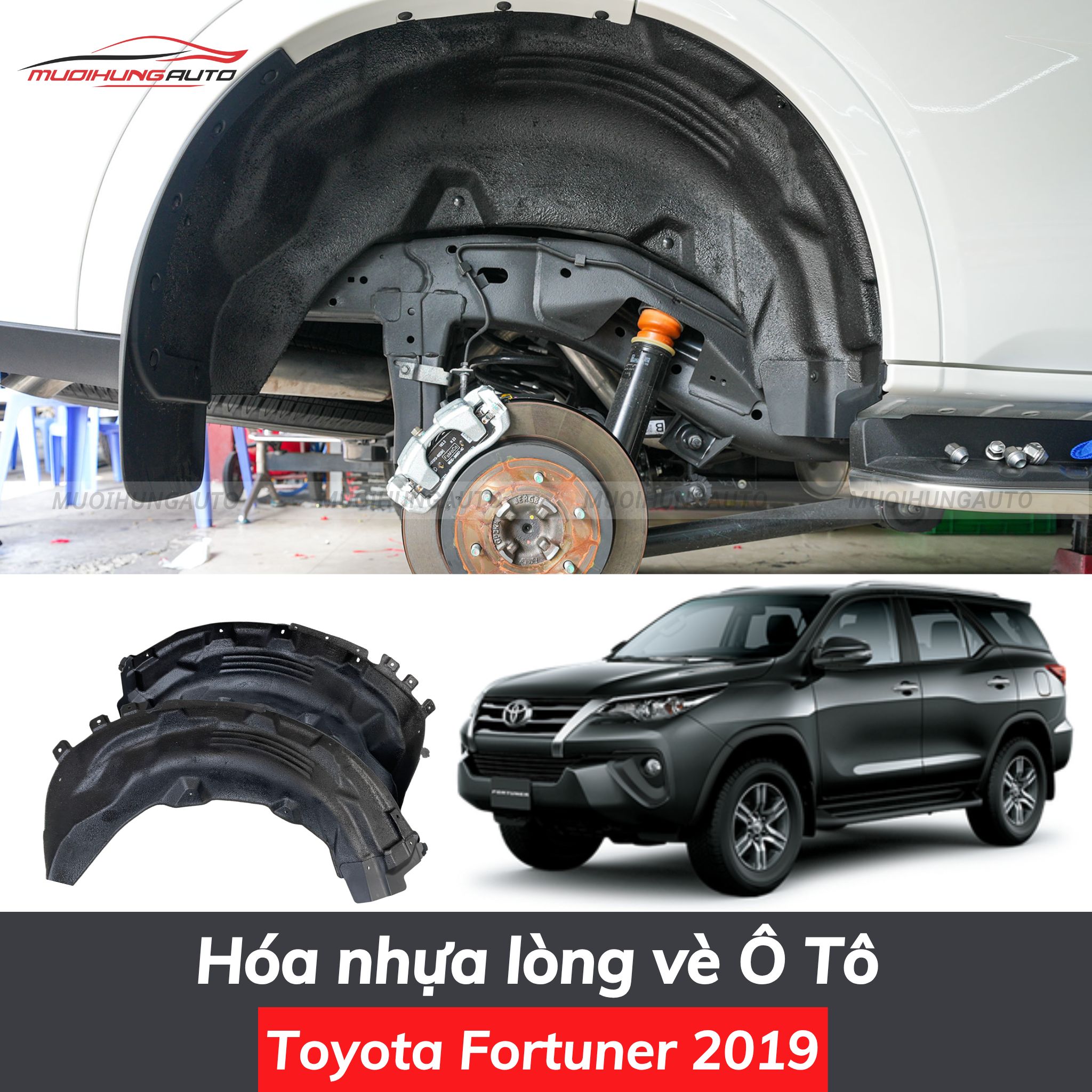 Hóa nhựa lòng vè ô tô Toyota Fortuner 2019