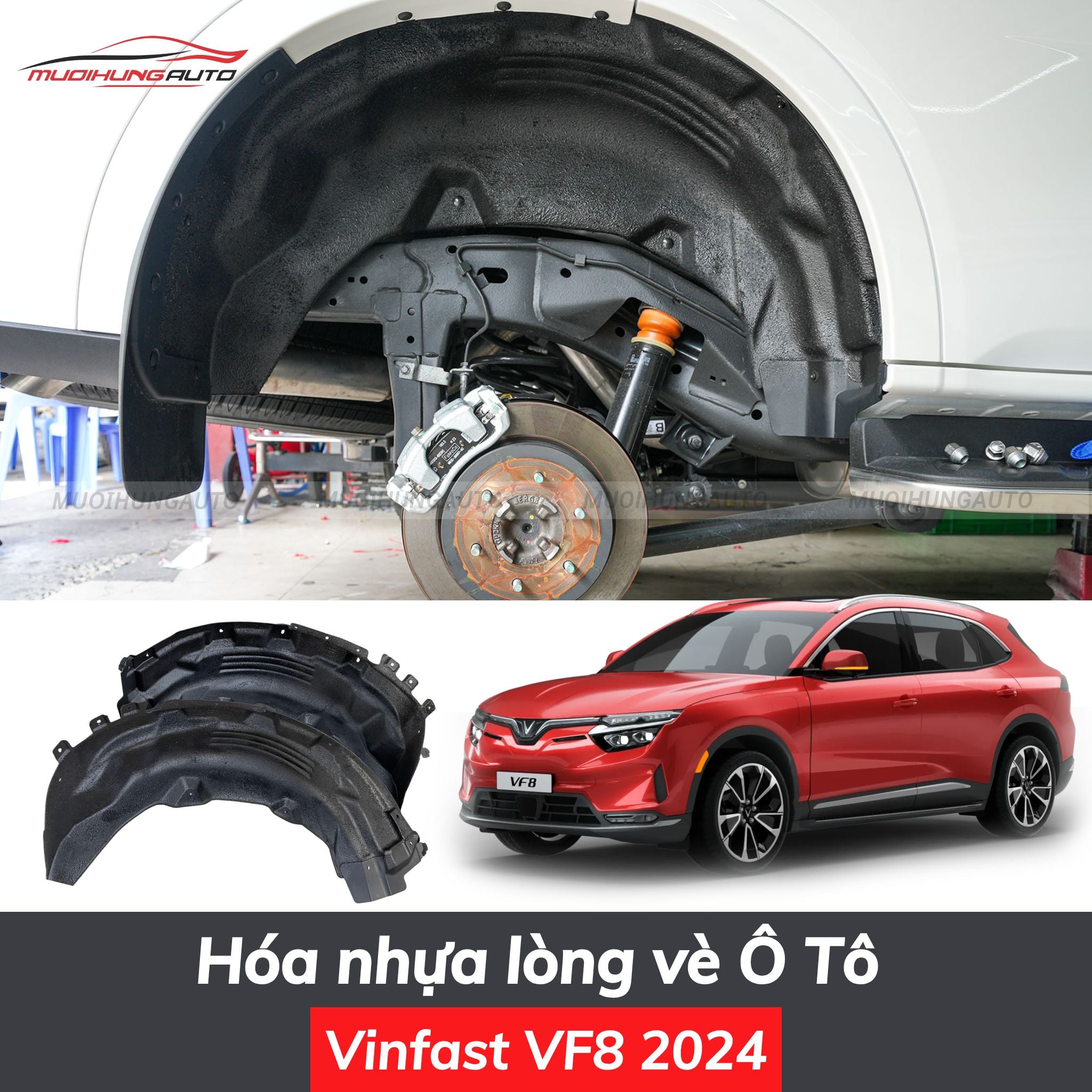 Hóa nhựa lòng vè ô tô Vinfast VF8 2024