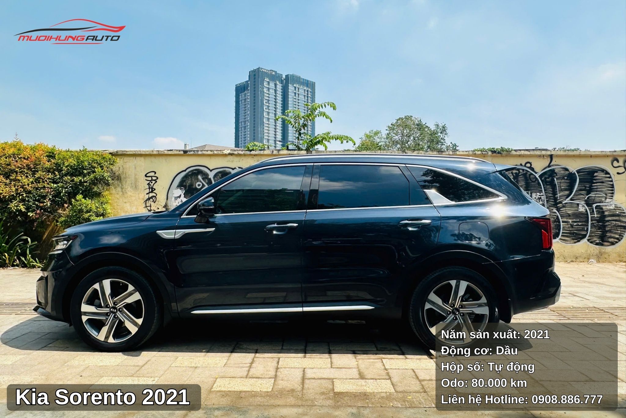 Hông xe Kia Sorento 2021