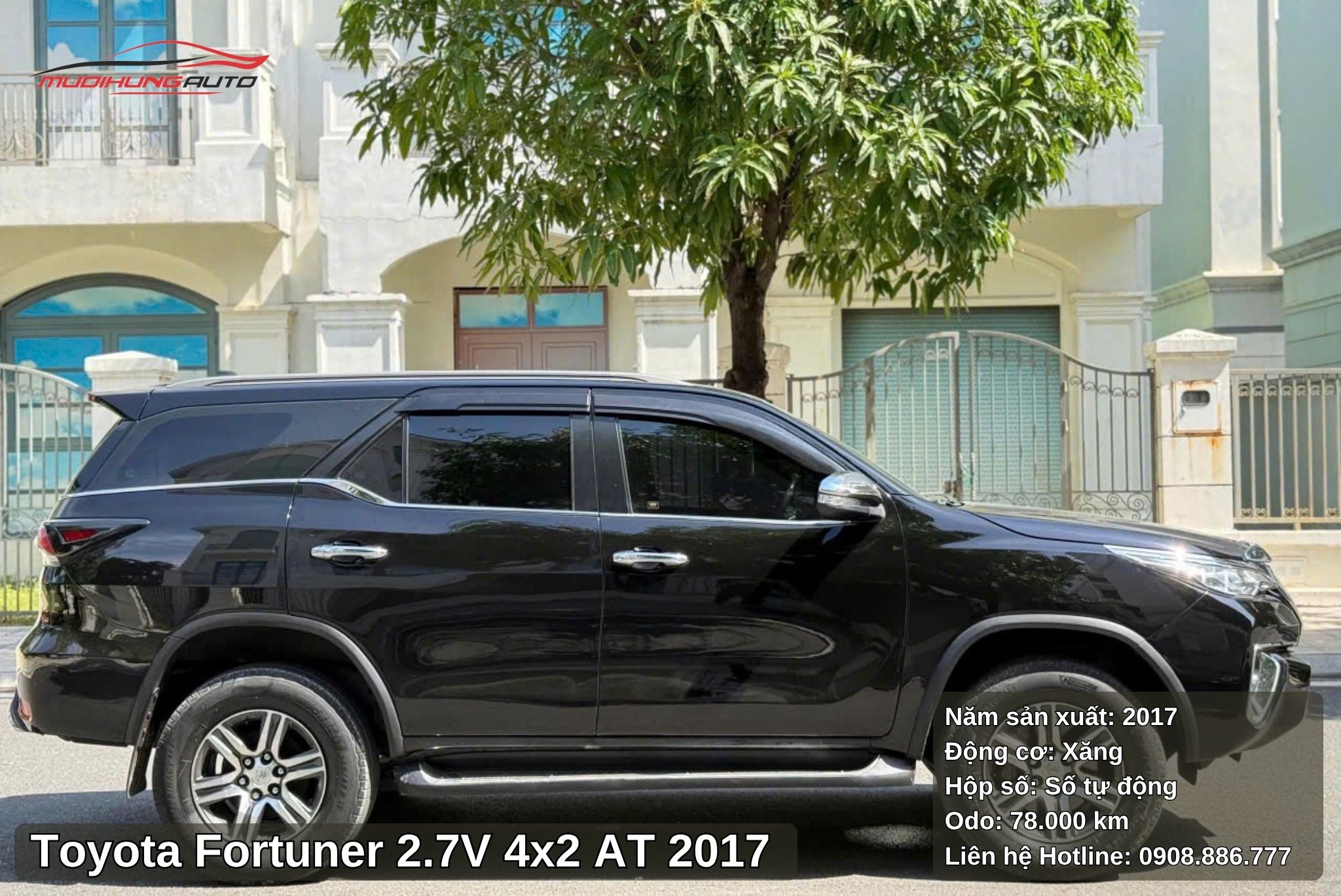 Hông xe Toyota Fortuner 2.7V 4x2 AT 2017