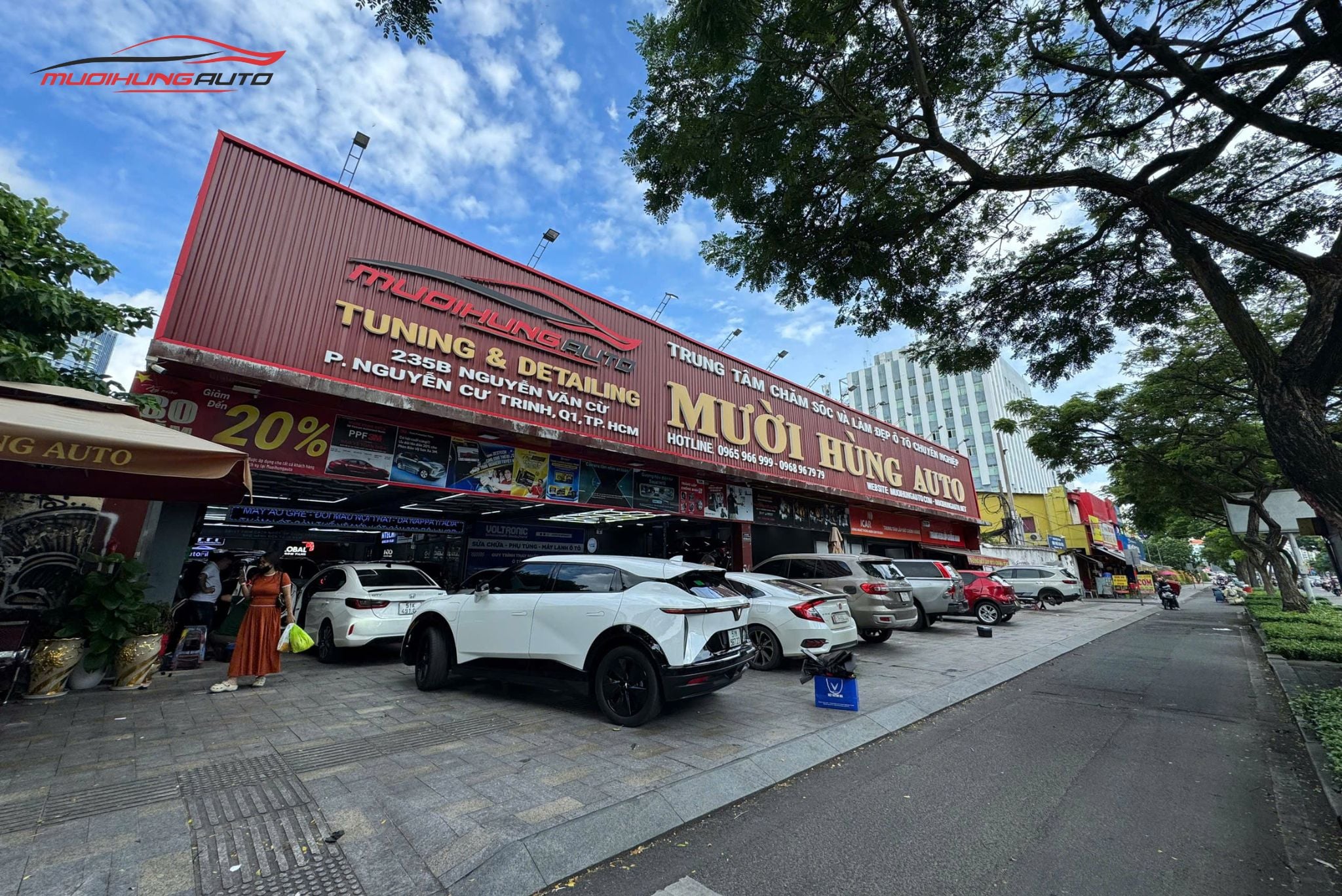 Mười Hùng Auto - Địa chỉ lắp camera hành trình cho xe Vinfast LUX A2.0 uy tín