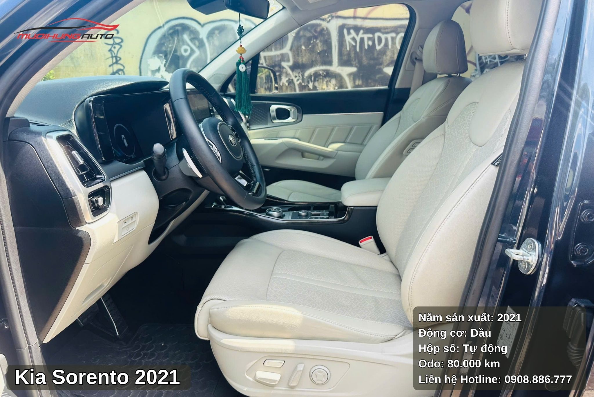 Kia Sorento 2021 sử dụng ghế da cao cấp