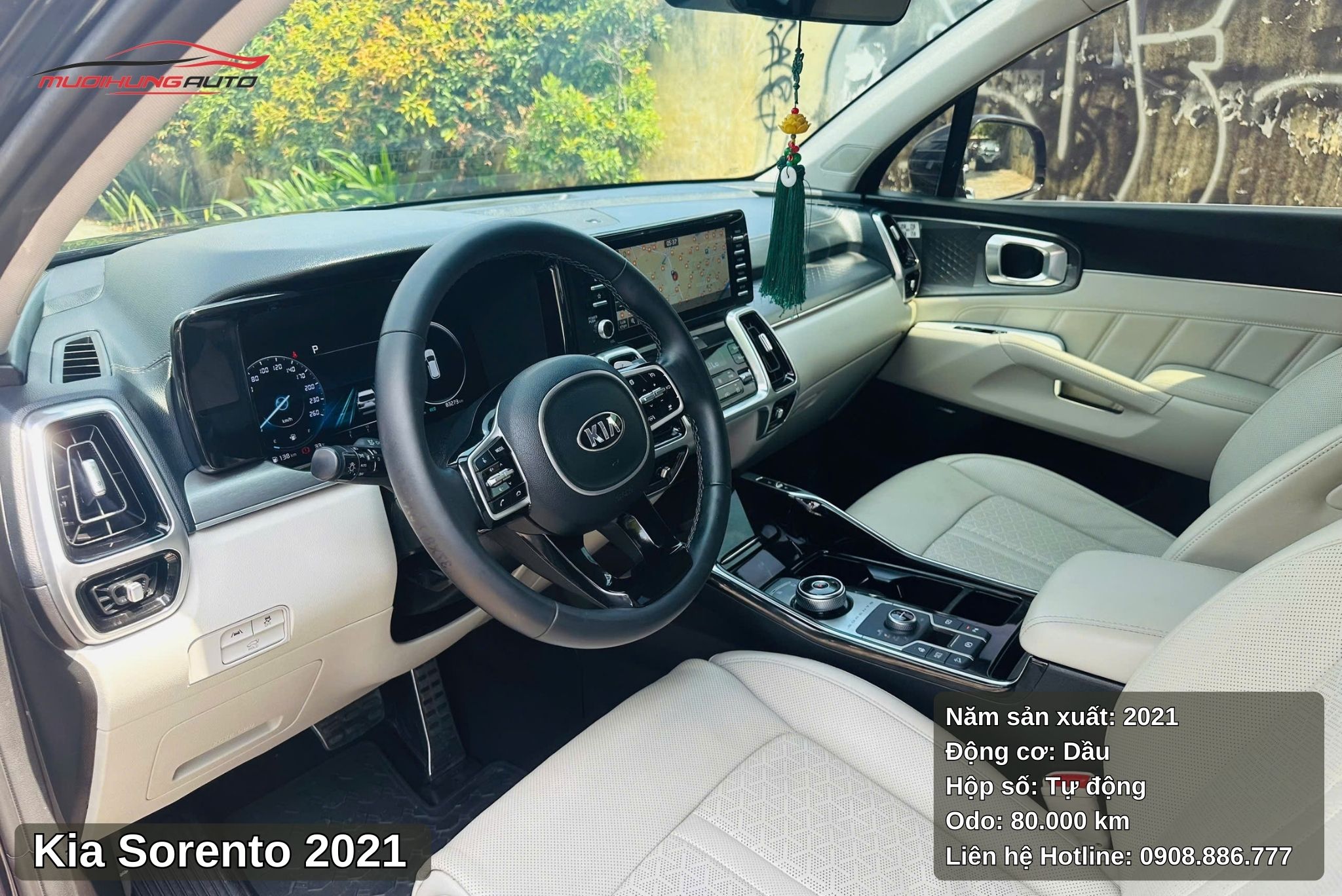 Kia Sorento 2021 trang bị đầy đủ tiện nghi