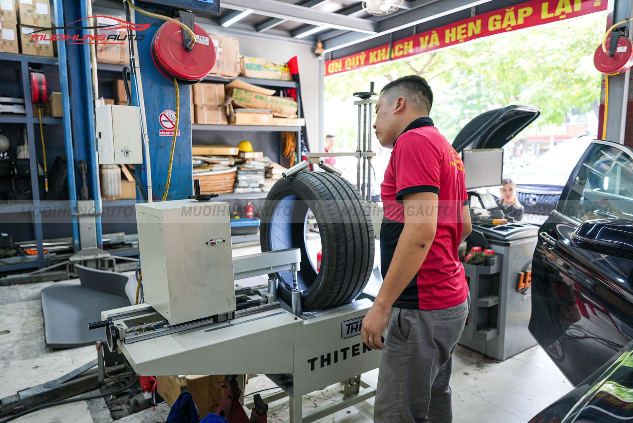 Kỹ thuật xử lý lốp trước khi tráng