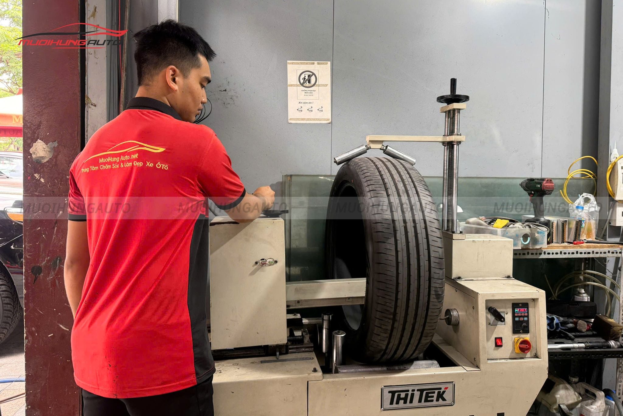 Kỹ thuật xử lý lốp trước khi tráng