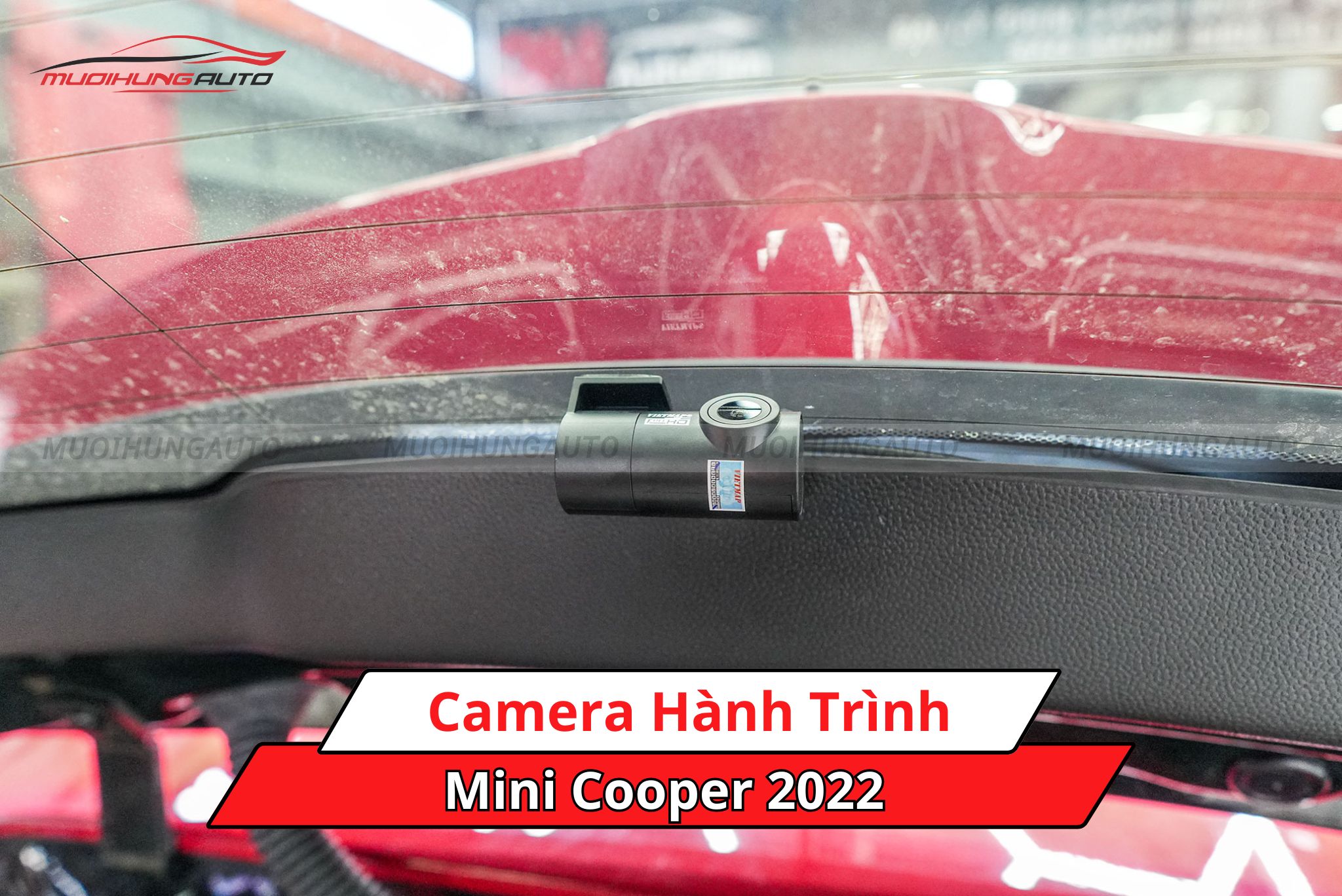 Lắp camera hành trình cho xe Mini Cooper 2022