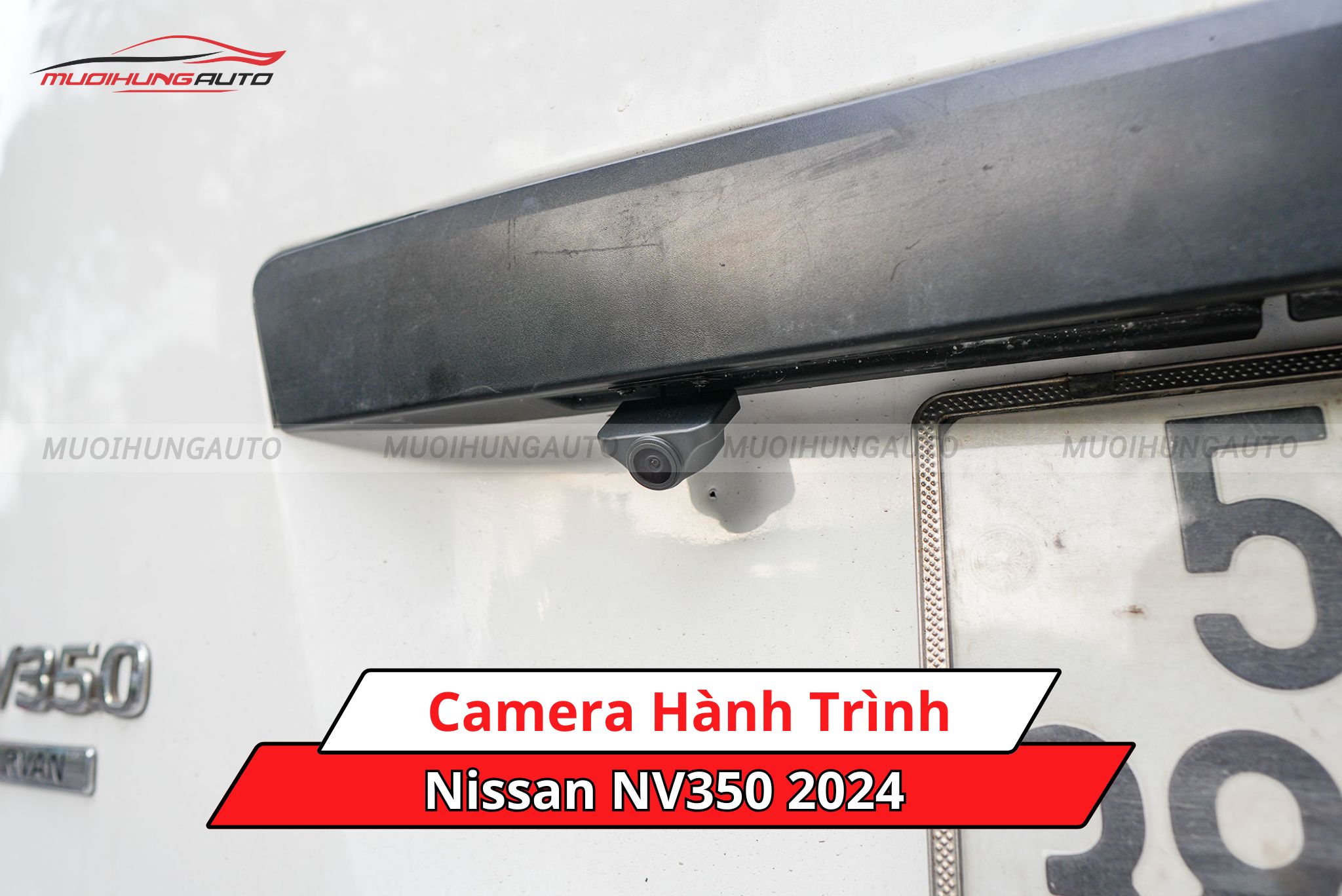 Lắp camera hành trình cho xe Nissan NV350 2024