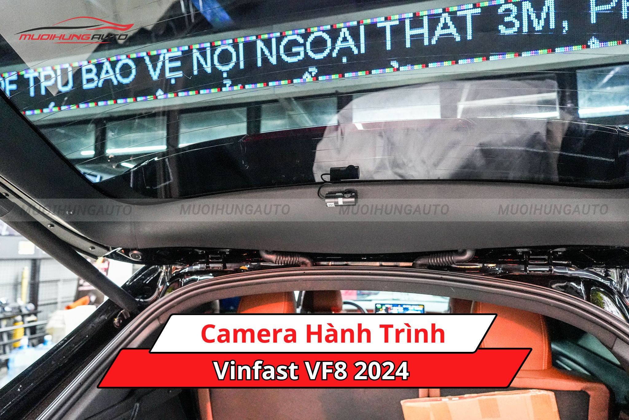 Lắp camera hành trình cho xe Vinfast VF8 2024