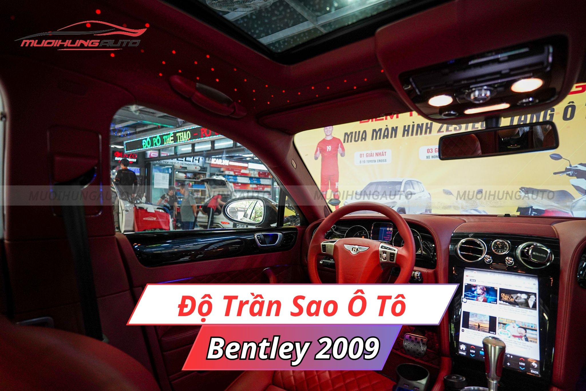 LED trần sao ô tô Bentley 2009
