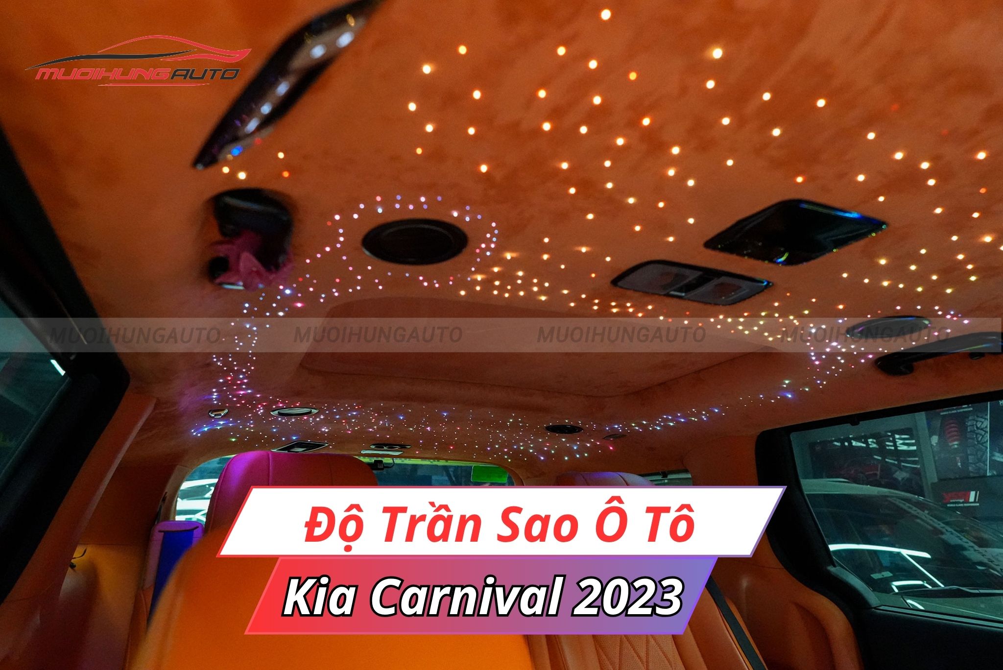 LED trần sao ô tô Kia Carnival 2023