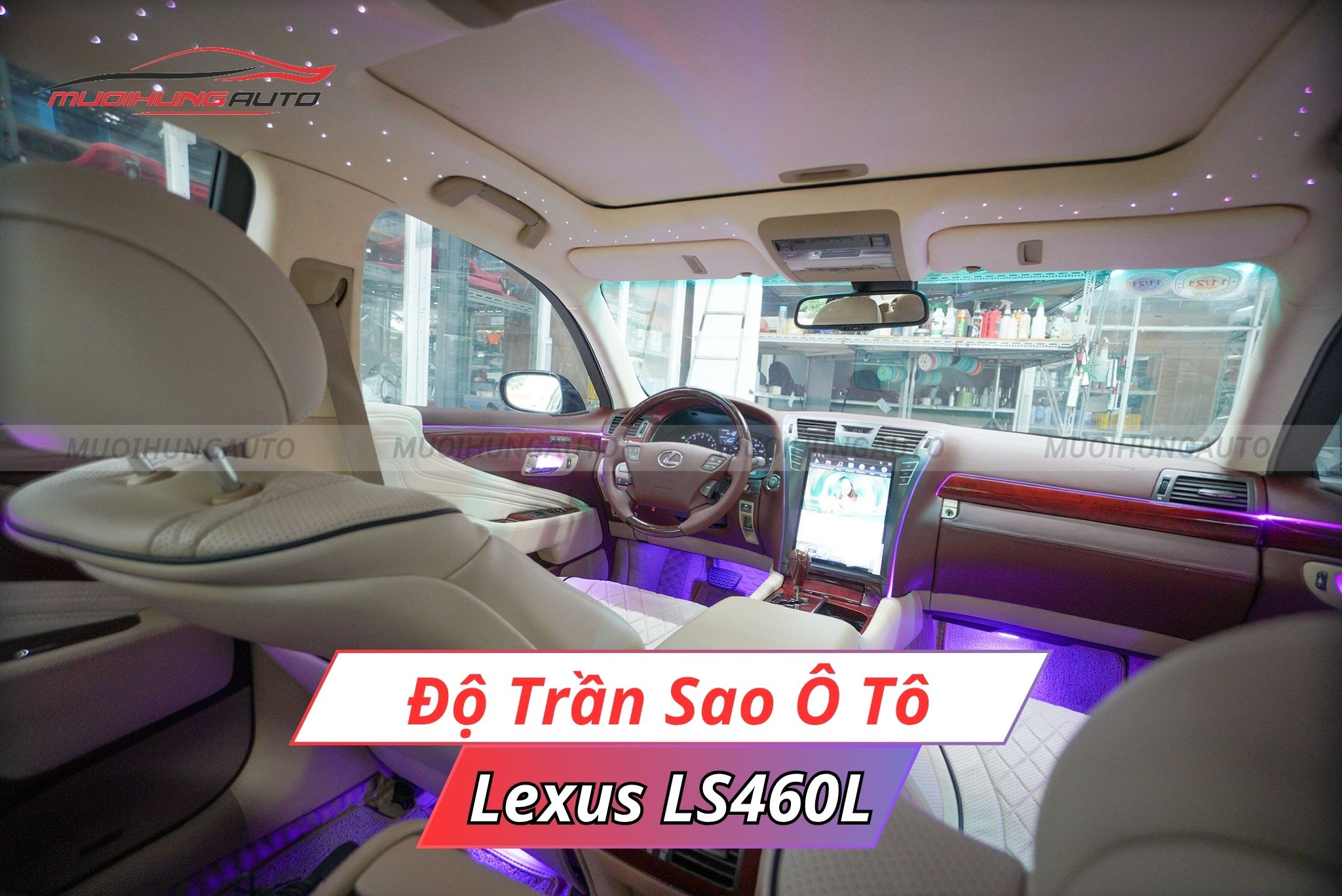 LED trần sao ô tô Lexus LS460L