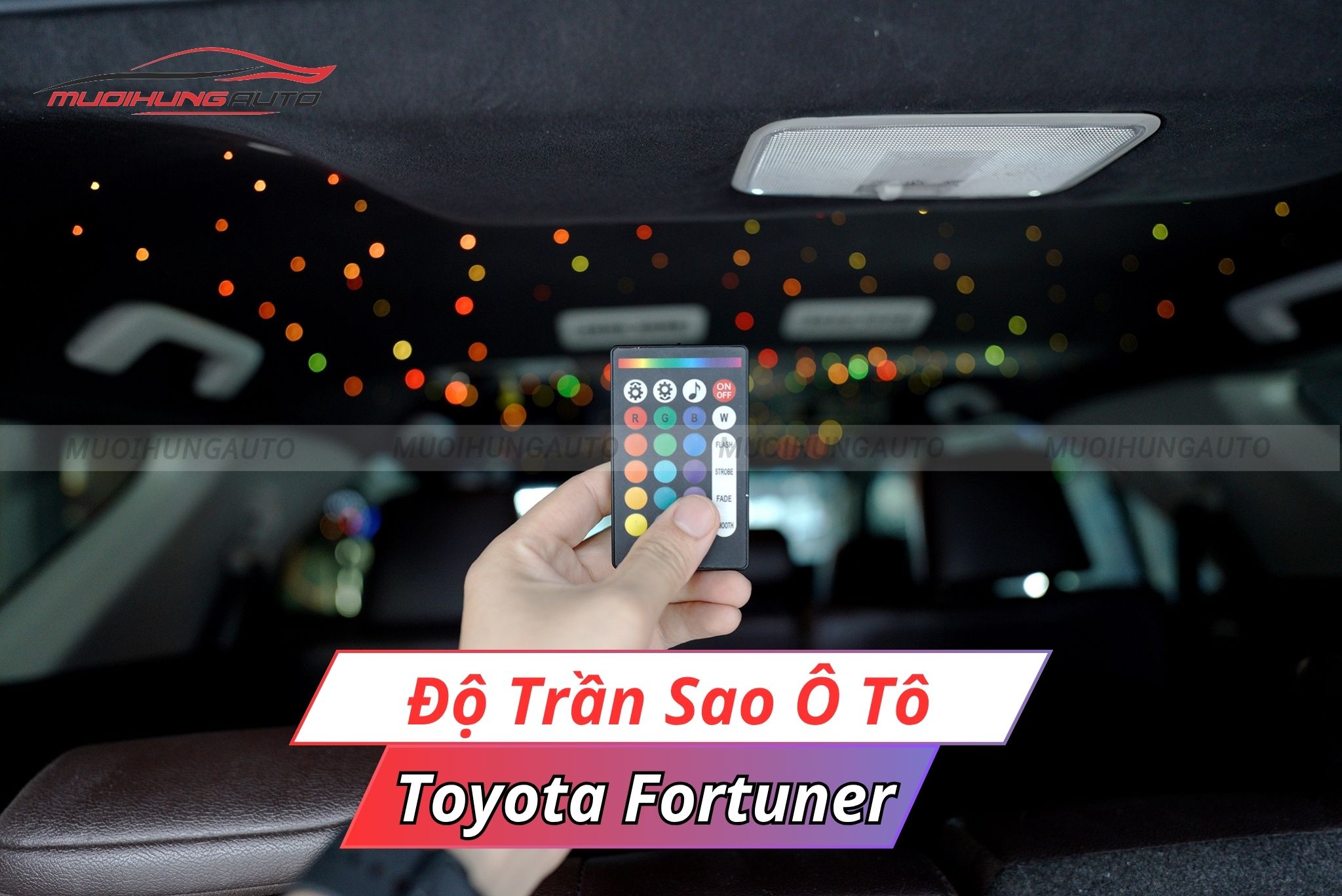 LED trần sao ô tô Toyota Fortuner