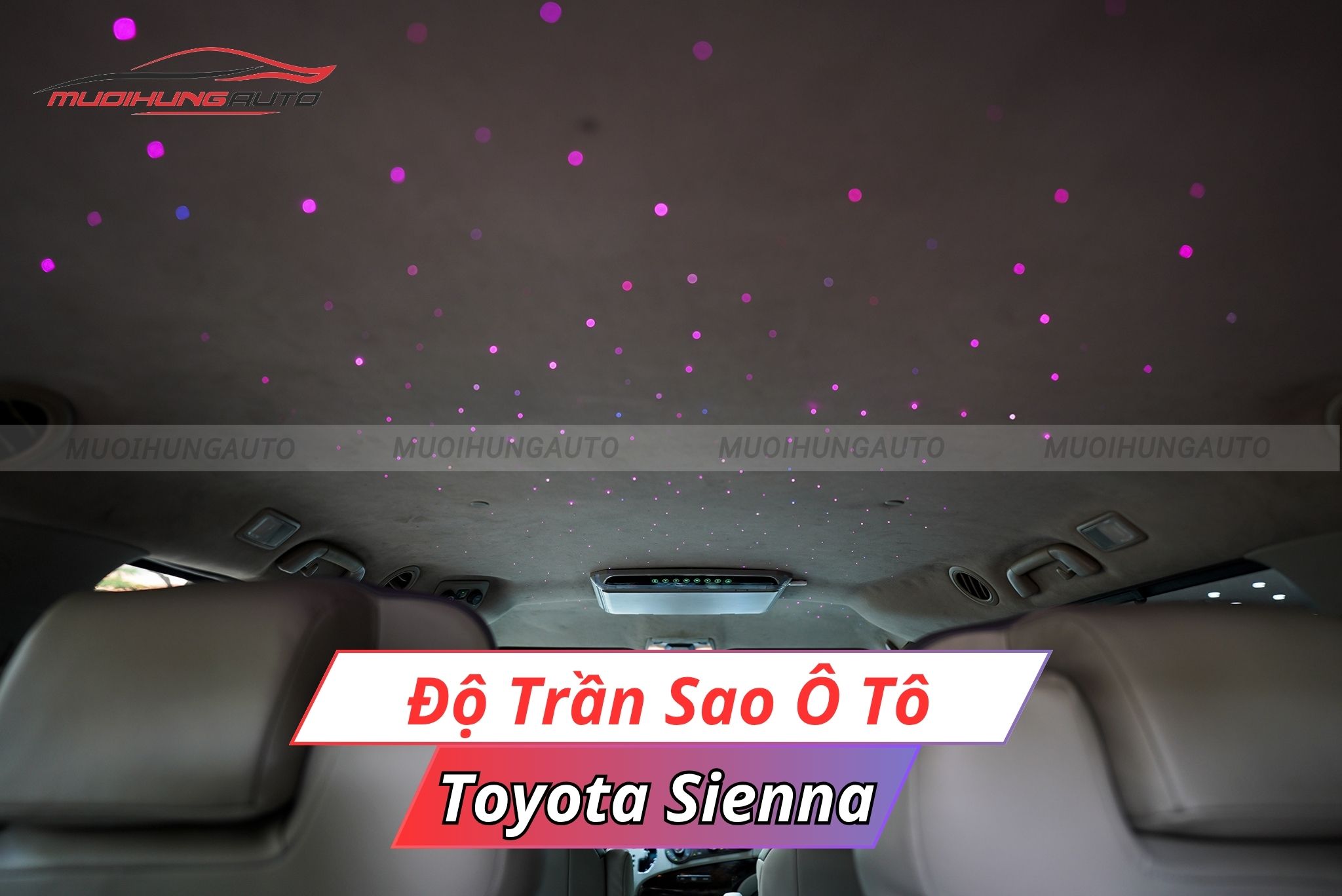 LED trần sao ô tô Toyota Sienna