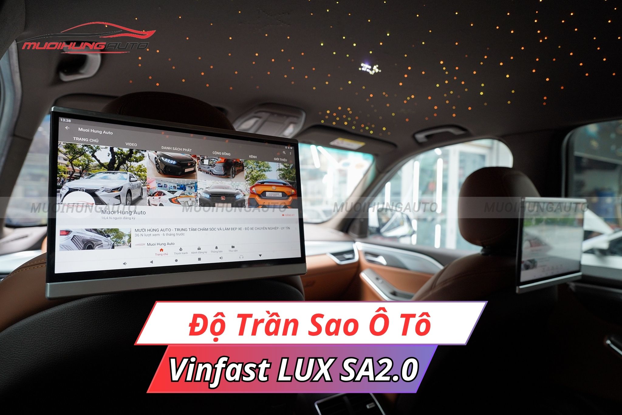 LED trần sao ô tô Vinfast Lux SA2.0