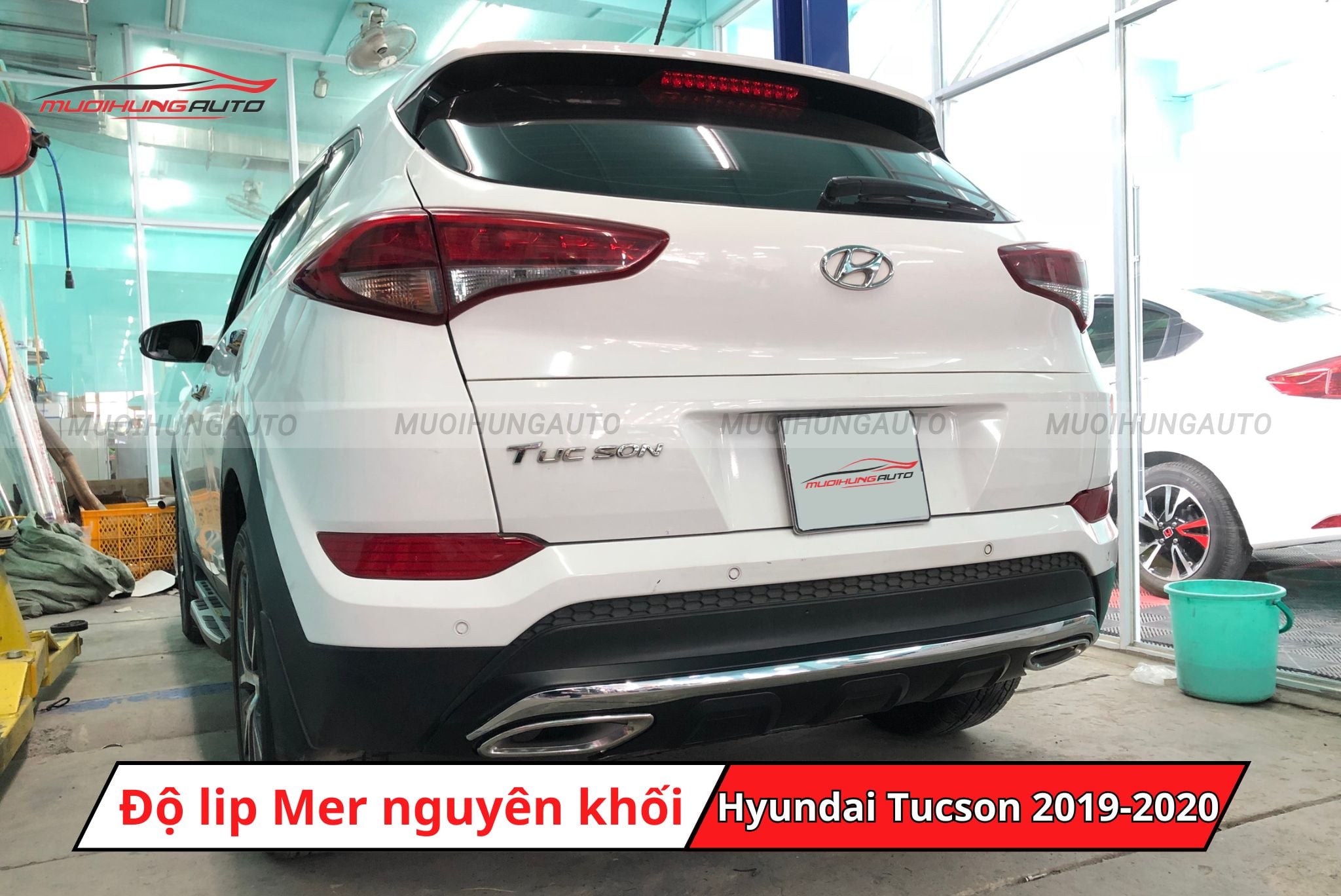 Lip pô kiểu Mercedes cho Hyundai Tucson 2019-2020