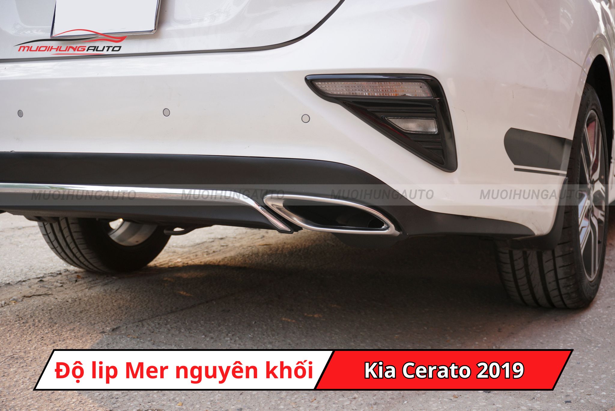 Lip pô kiểu Mercedes cho Kia Cerato 2019