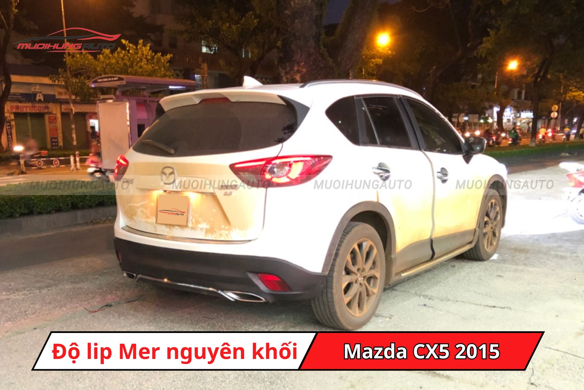 Lip pô kiểu Mercedes cho Mazda CX5 2015