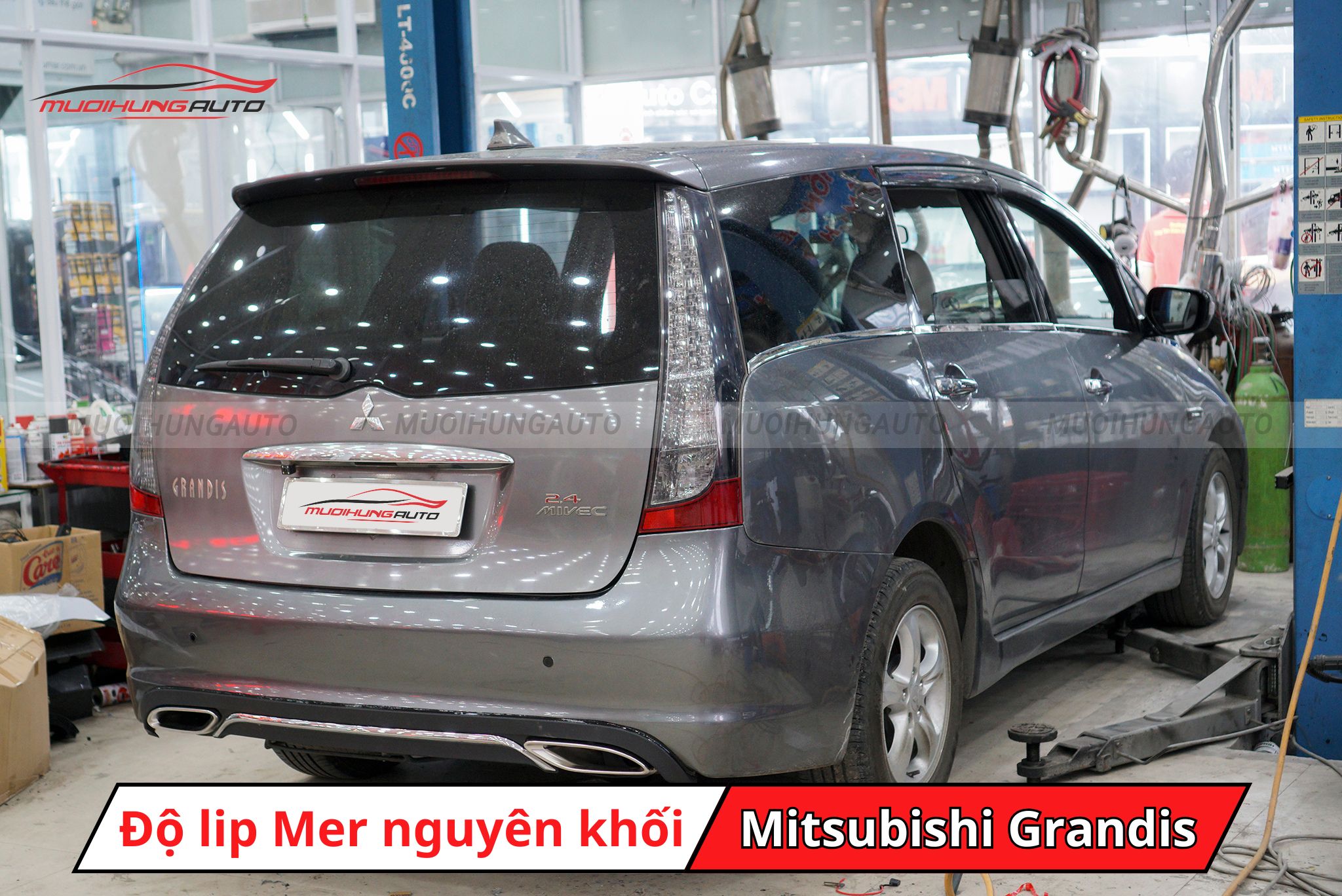 Lip pô kiểu Mercedes cho Mitsubishi Grandis