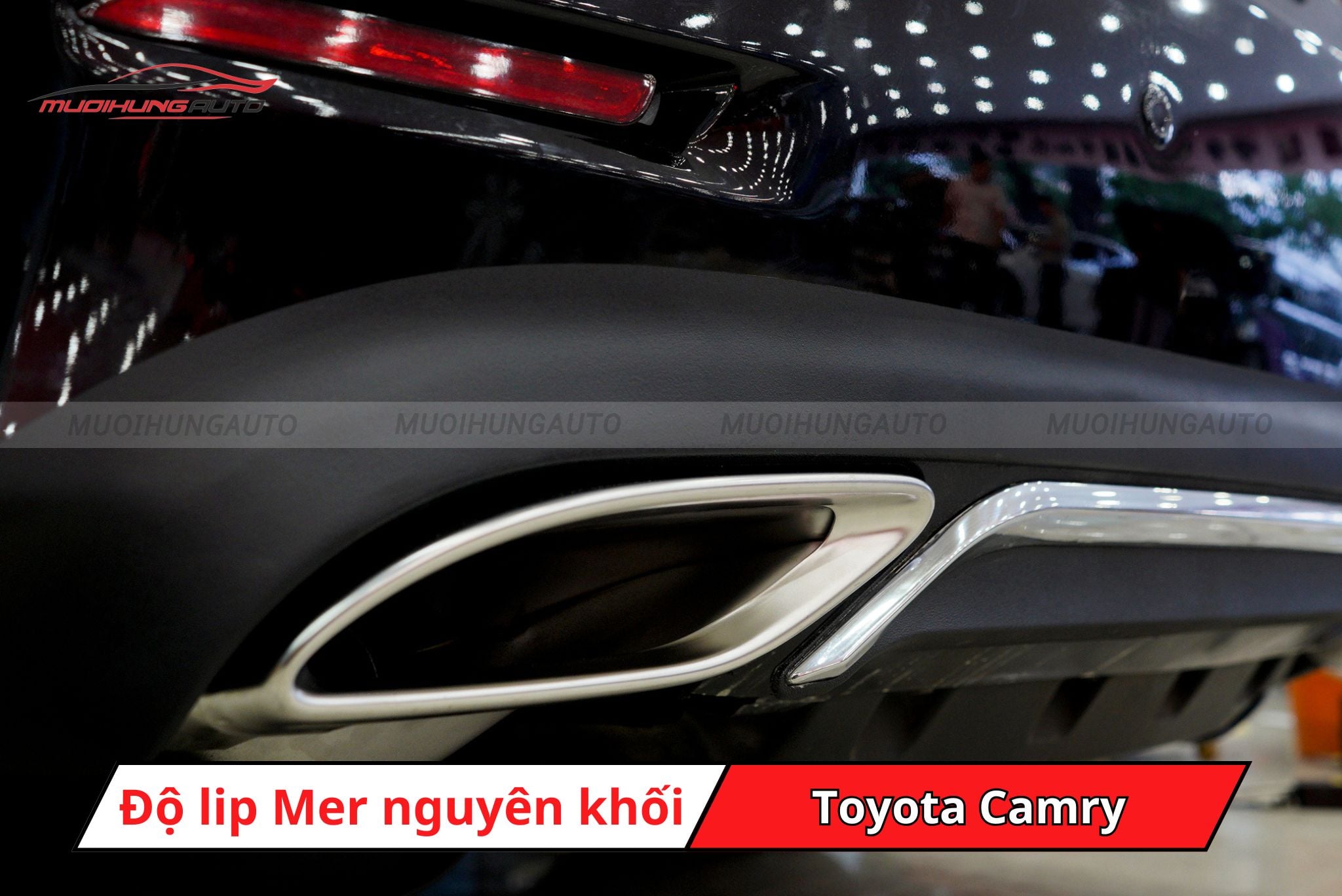 Lip pô kiểu Mercedes cho Toyota Camry