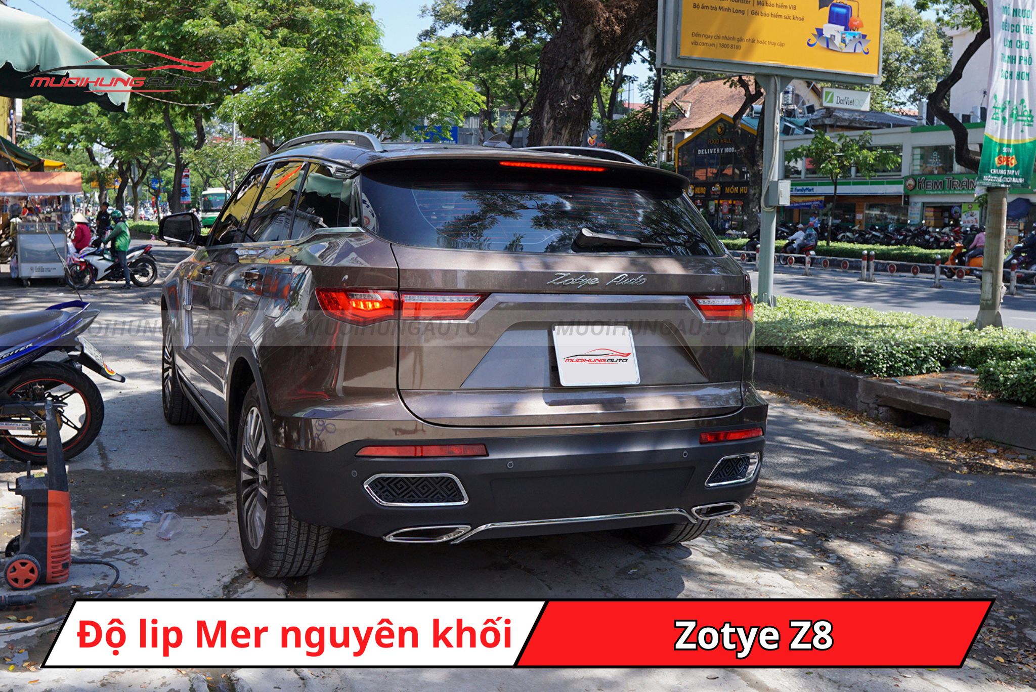 Lip pô kiểu Mercedes cho Zotye Z8