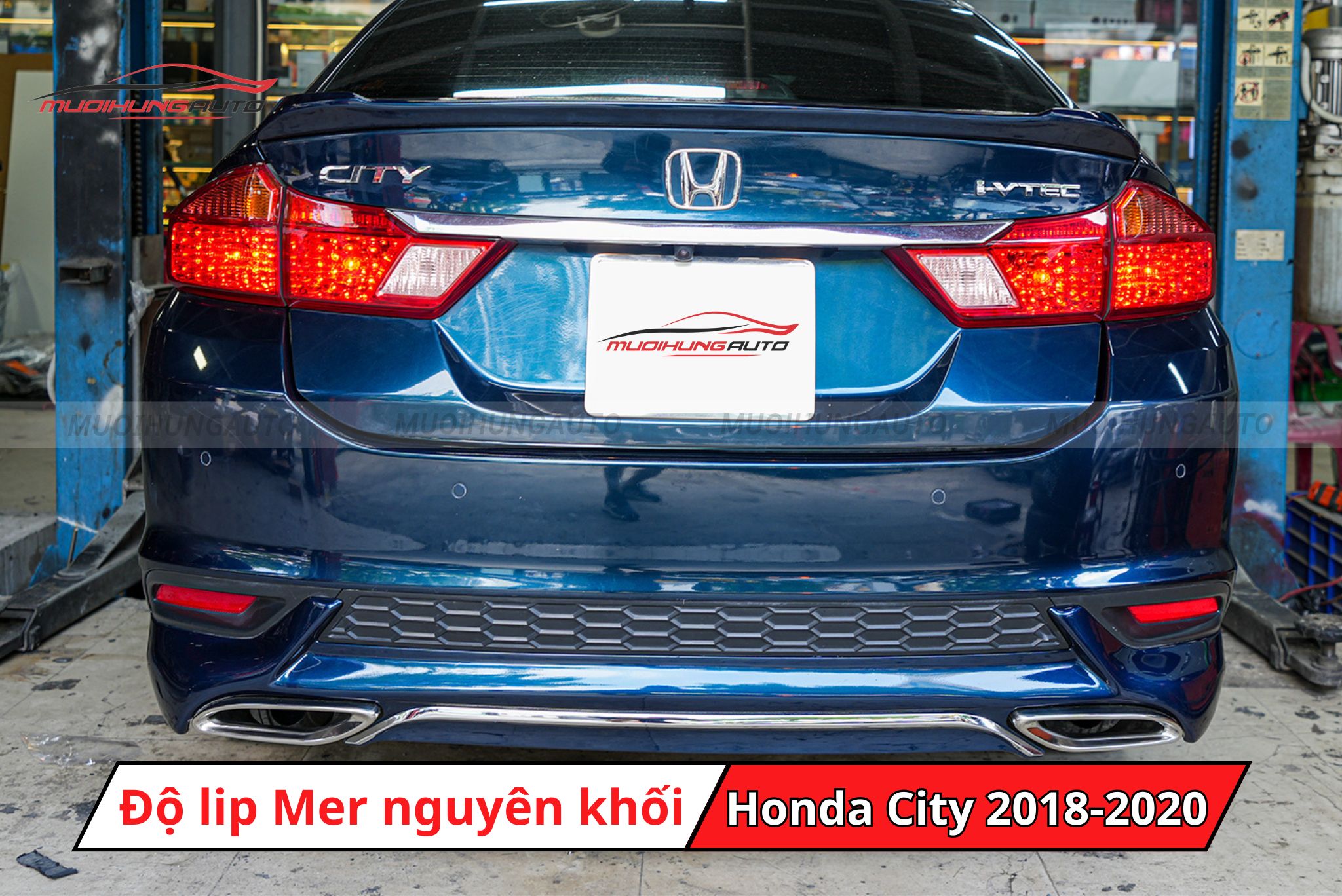 Lip pô Mercedes cho Honda City 2018-2020