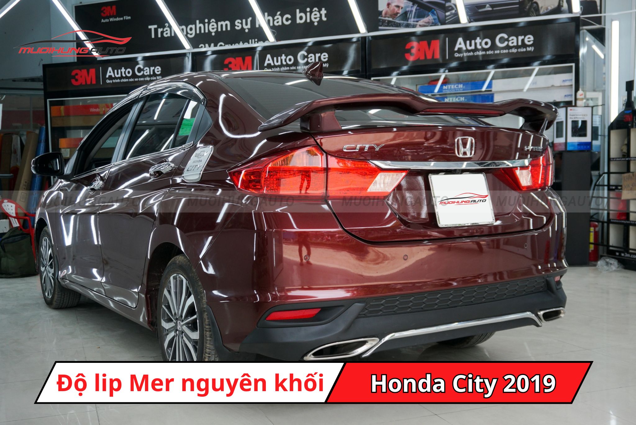 Lip pô Mercedes cho Honda City 2019