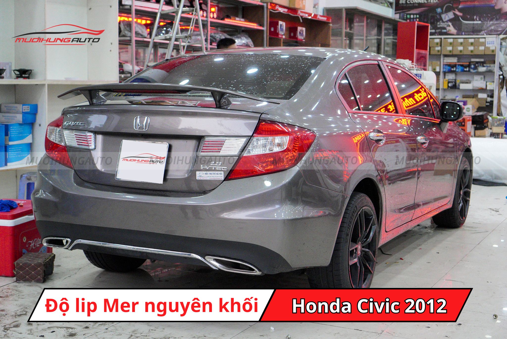 Lip pô Mercedes cho Honda Civic 2012