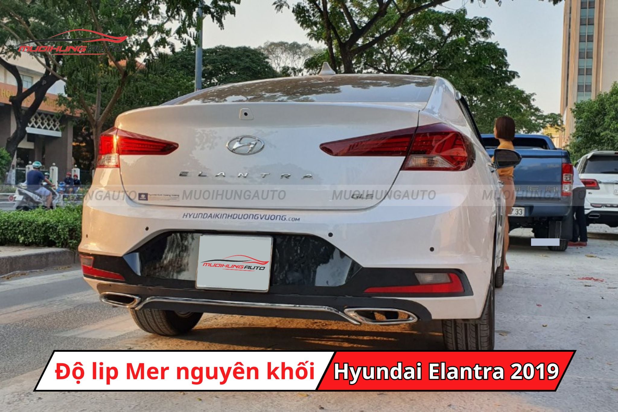Lip pô Mercedes cho Hyundai Elantra 2019