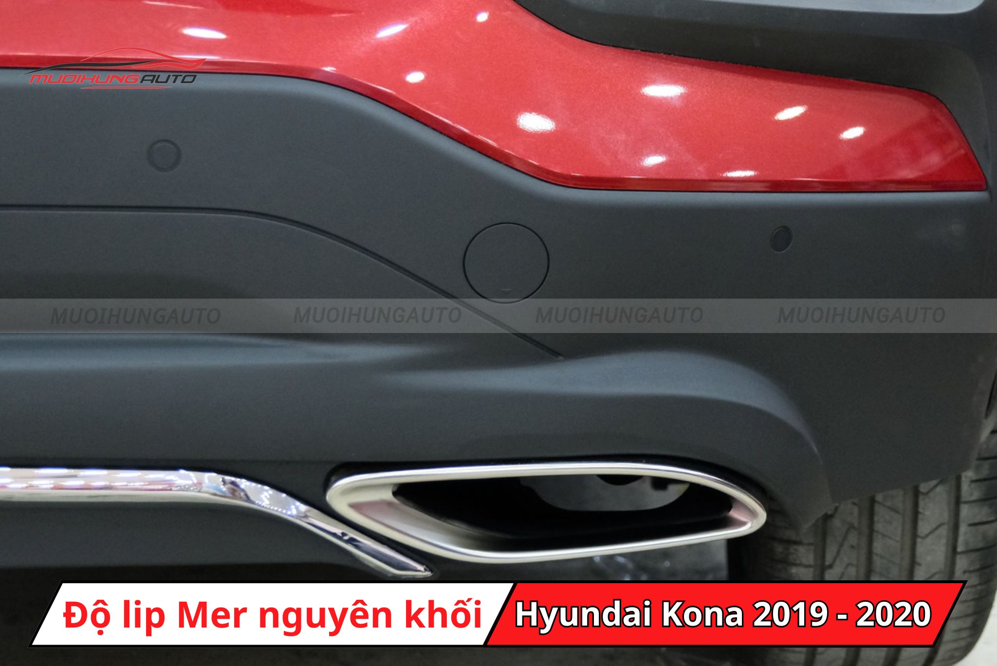 Lip pô Mercedes cho Hyundai Kona 2019 - 2020