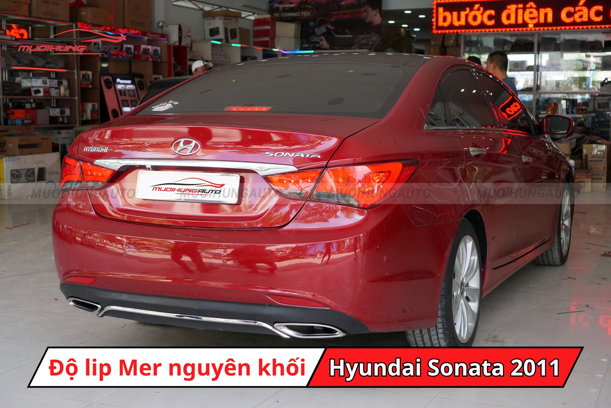 Lip pô Mercedes cho Hyundai Sonata 2011