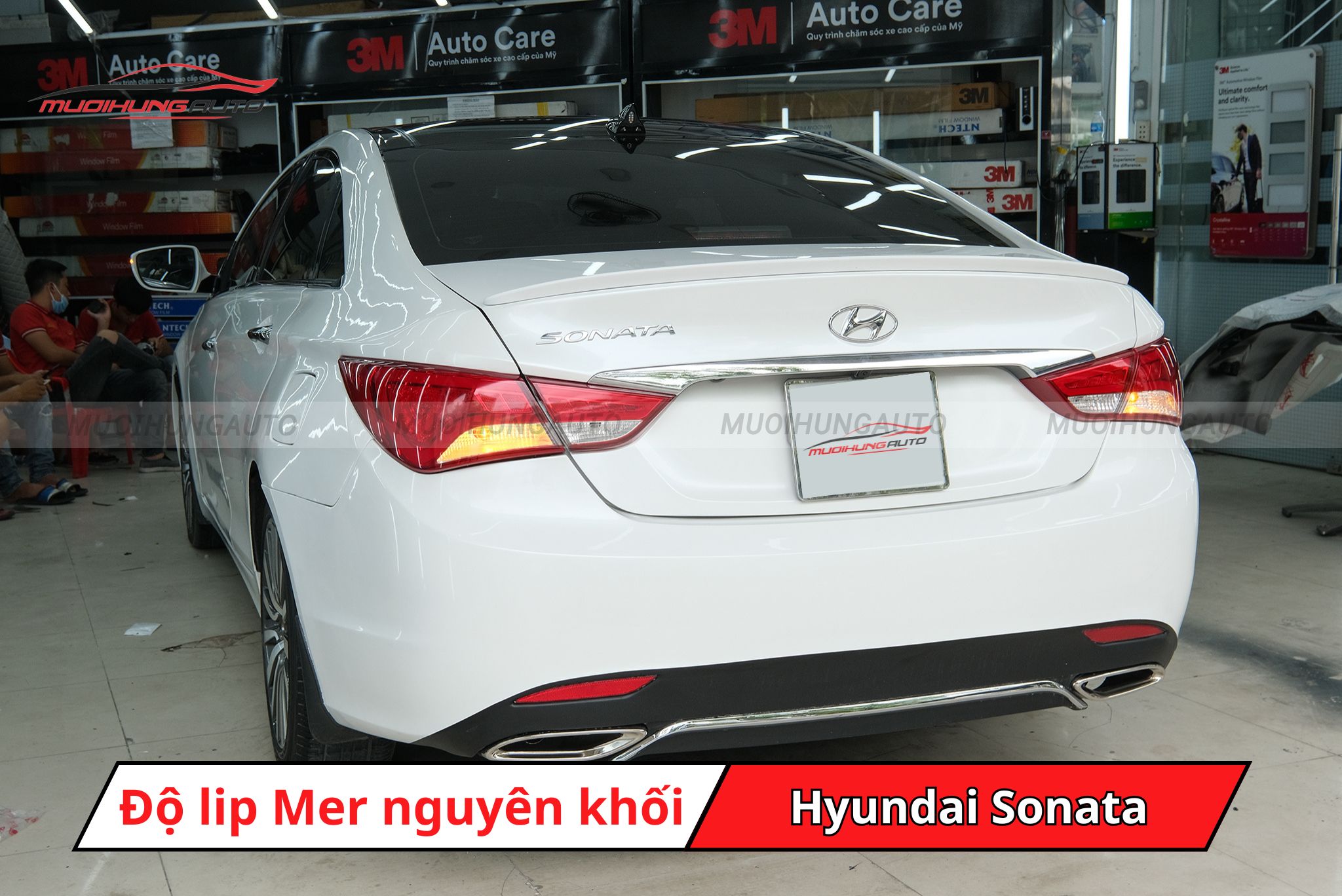 Lip pô Mercedes cho Hyundai Sonata